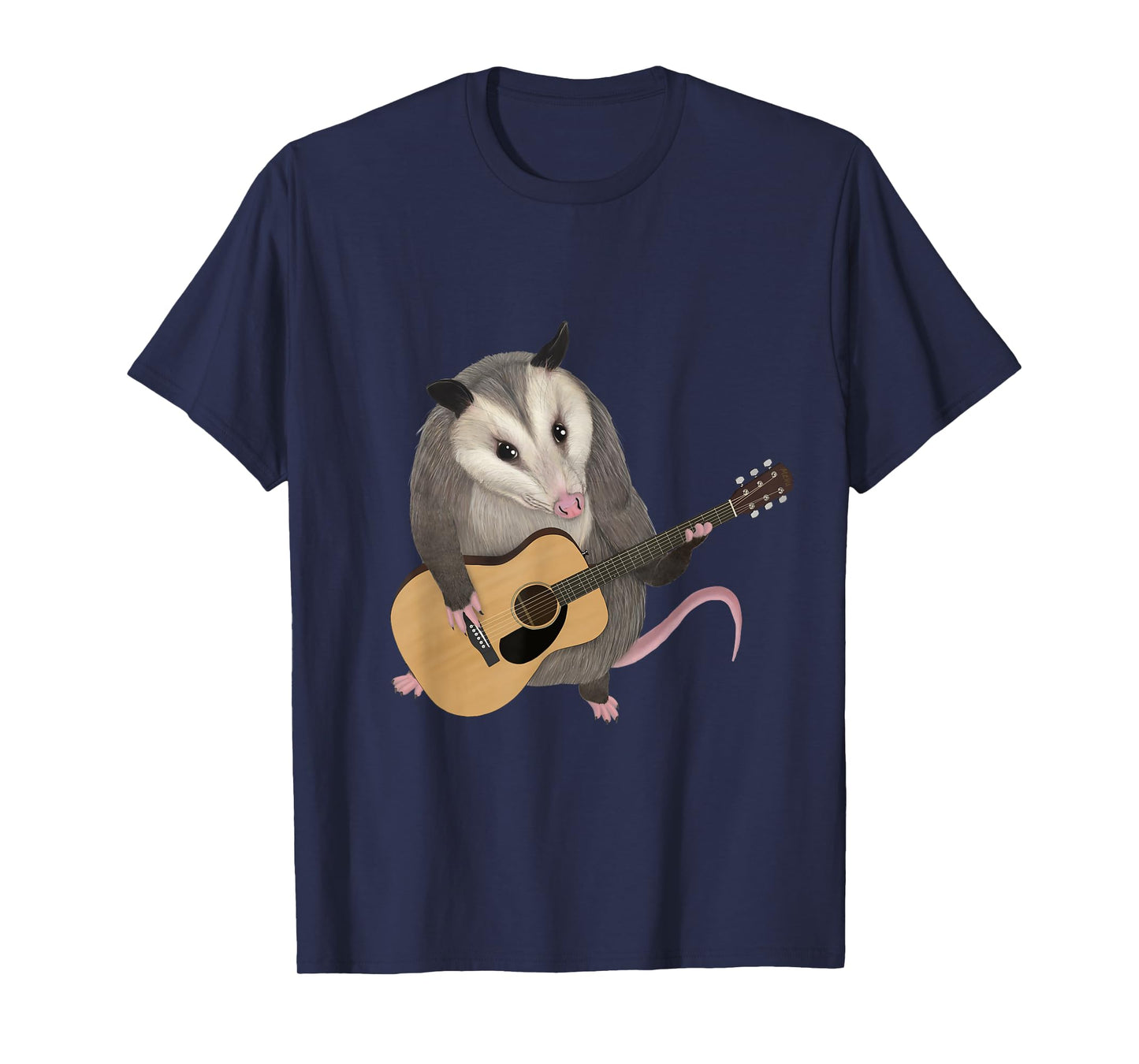 Opossum playing the acoustic guitar - possum T-Shirt