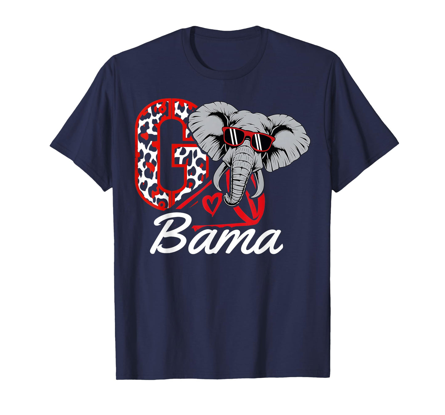 Retro Go Bama Heart Vintage Gift for Men Women Kid T-Shirt
