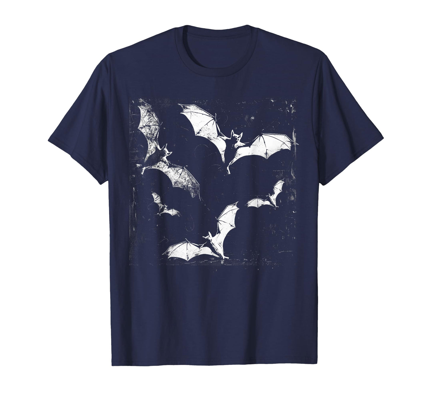 Bats Vampire Horror Spooky Art Halloween Goth Alt Aesthetic T-Shirt