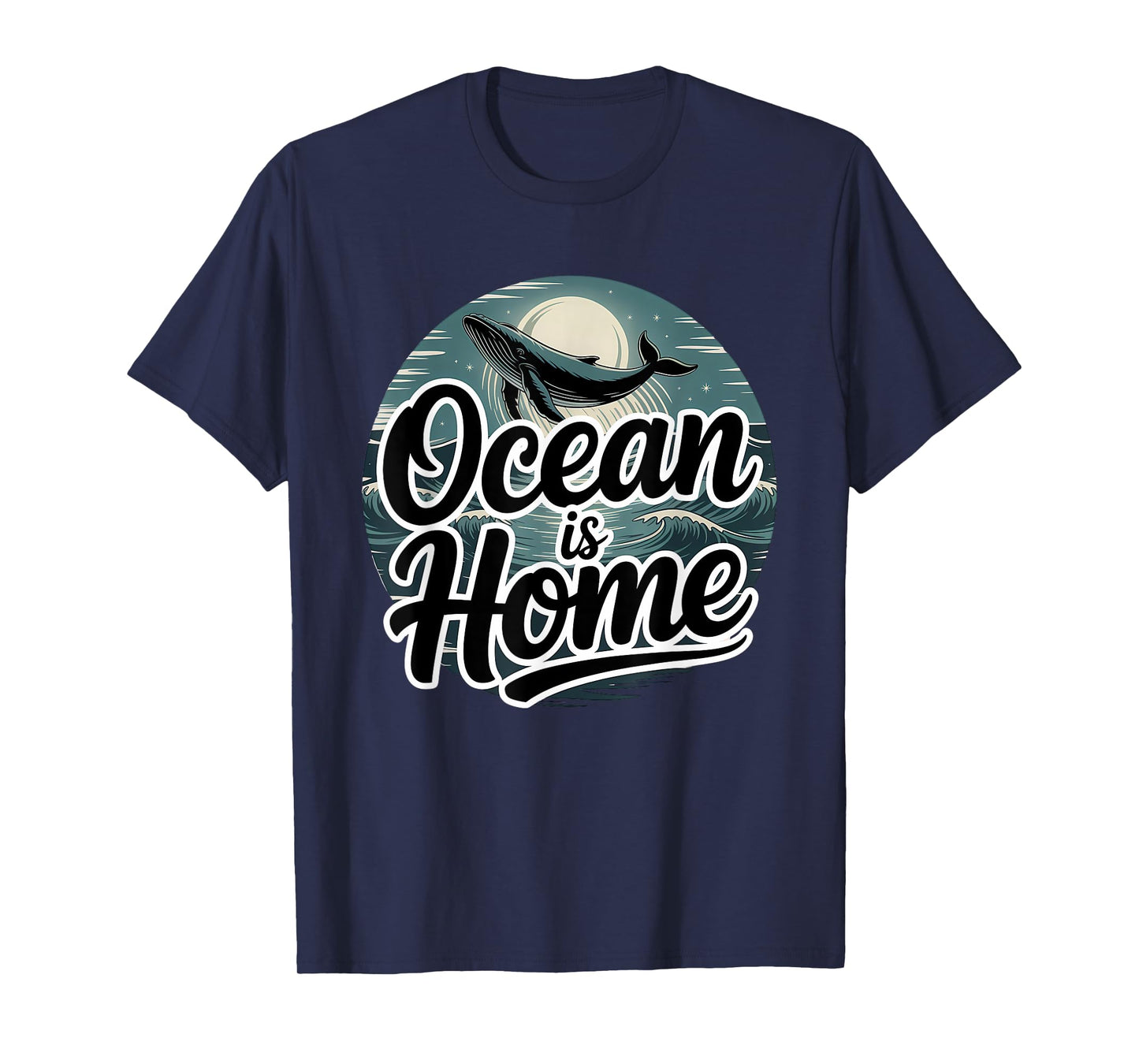 Ocean is Home Whale Lover T-Shirt