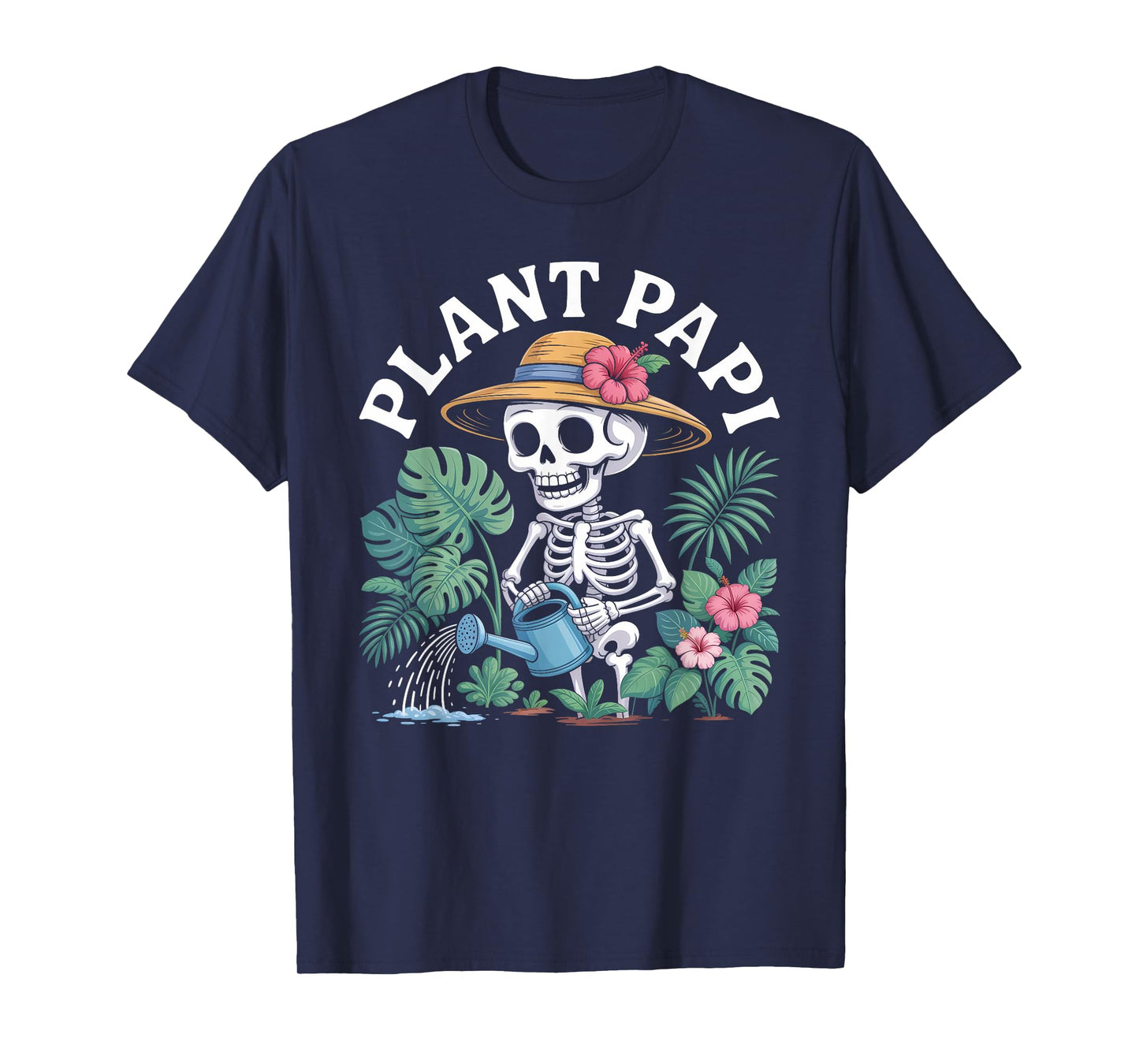 Halloween Plant Papi Daddy Gardener Funny T-Shirt