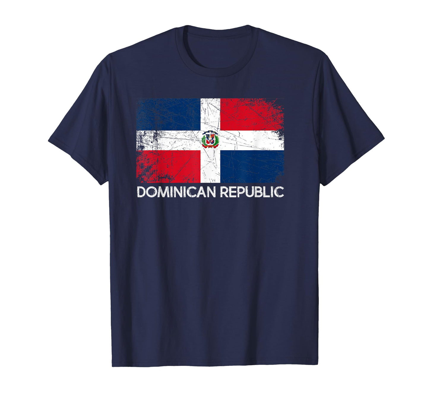 Dominican Flag | Vintage Made In Dominican Republic T-Shirt