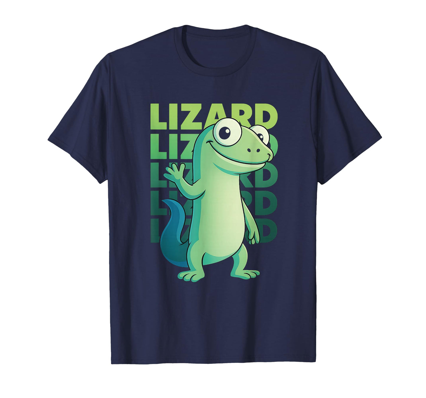 Funny Weirdcore Lizard Meme Derpy Reptile Animal Humor T-Shirt