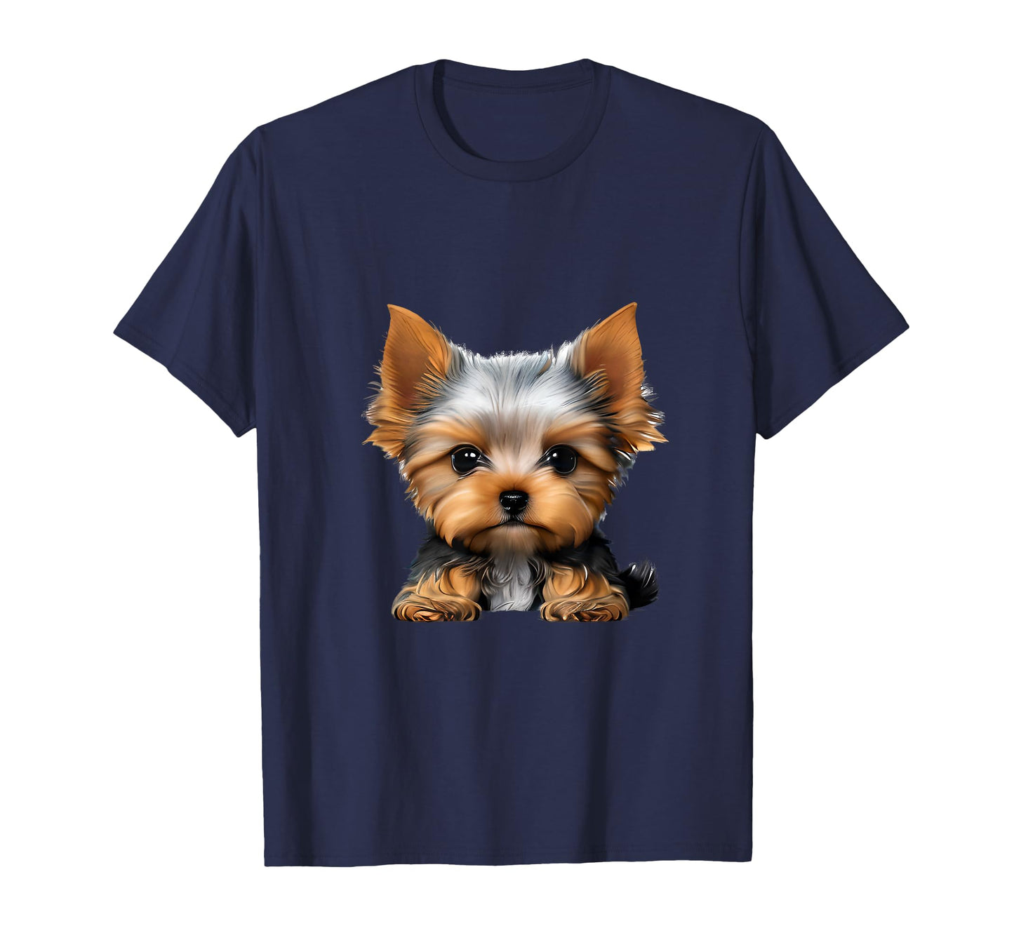 Colorful Splash Art Yorkshire Terrier Puppy Dog Owner T-Shirt