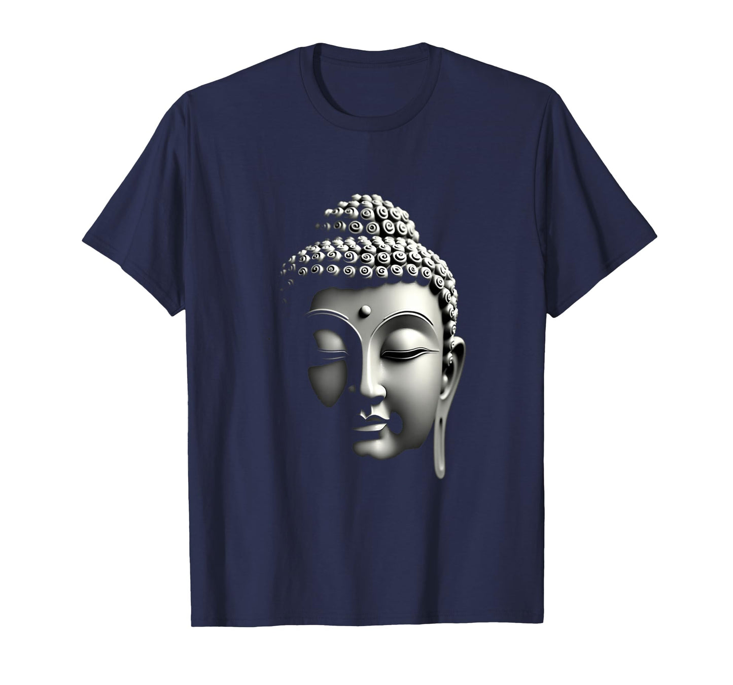Buddha Head Spiritual Zen Art T-Shirt