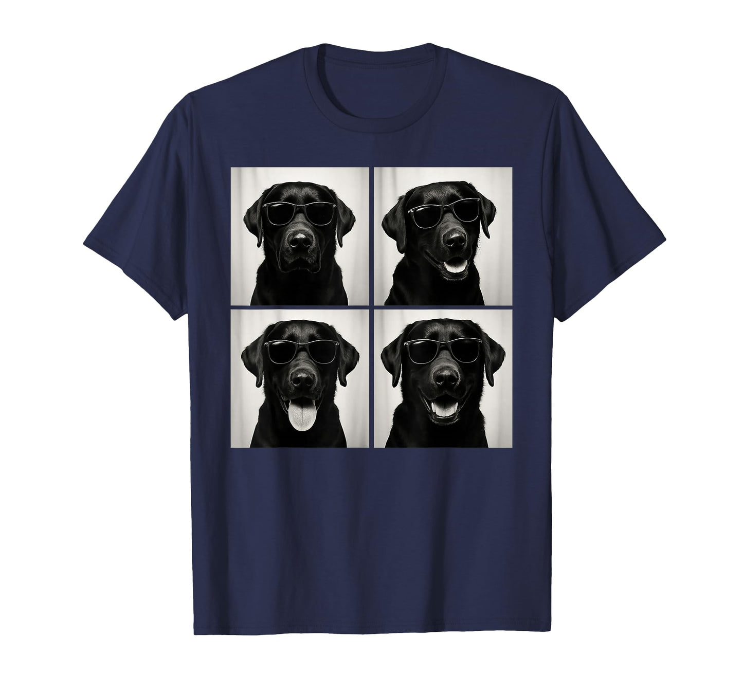 Funny Labrador Dog Lover Cute Black Lab Photo Booth T-Shirt