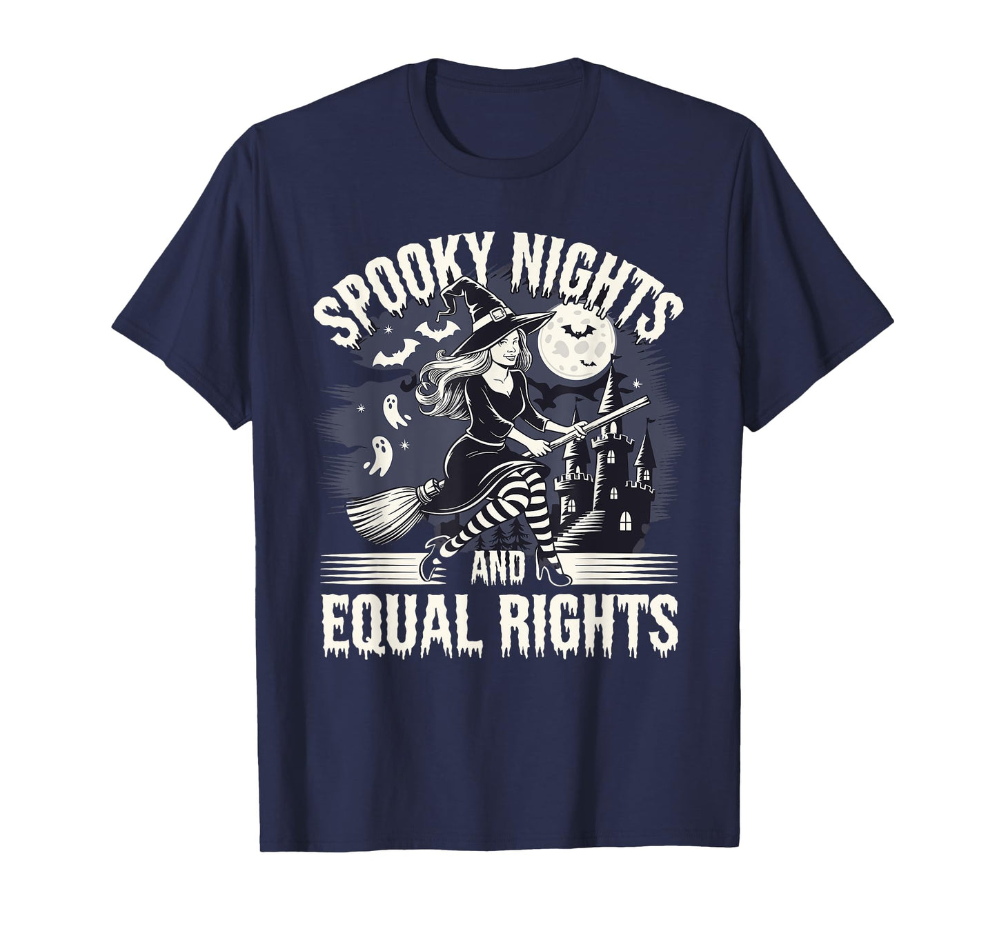 Spooky Nights And Equal Rights Halloween Magic T-Shirt