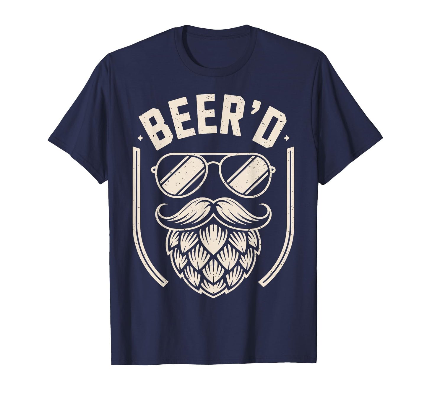 Beer'd Hop Bearded Funny Craft Beer Drinking IPA Lover T-Shirt
