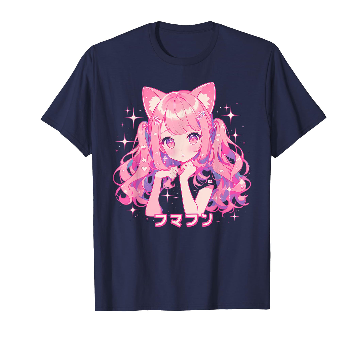 Goth Grunge Demon Anime Girl Waifu Horror Alt Aesthetic T-Shirt
