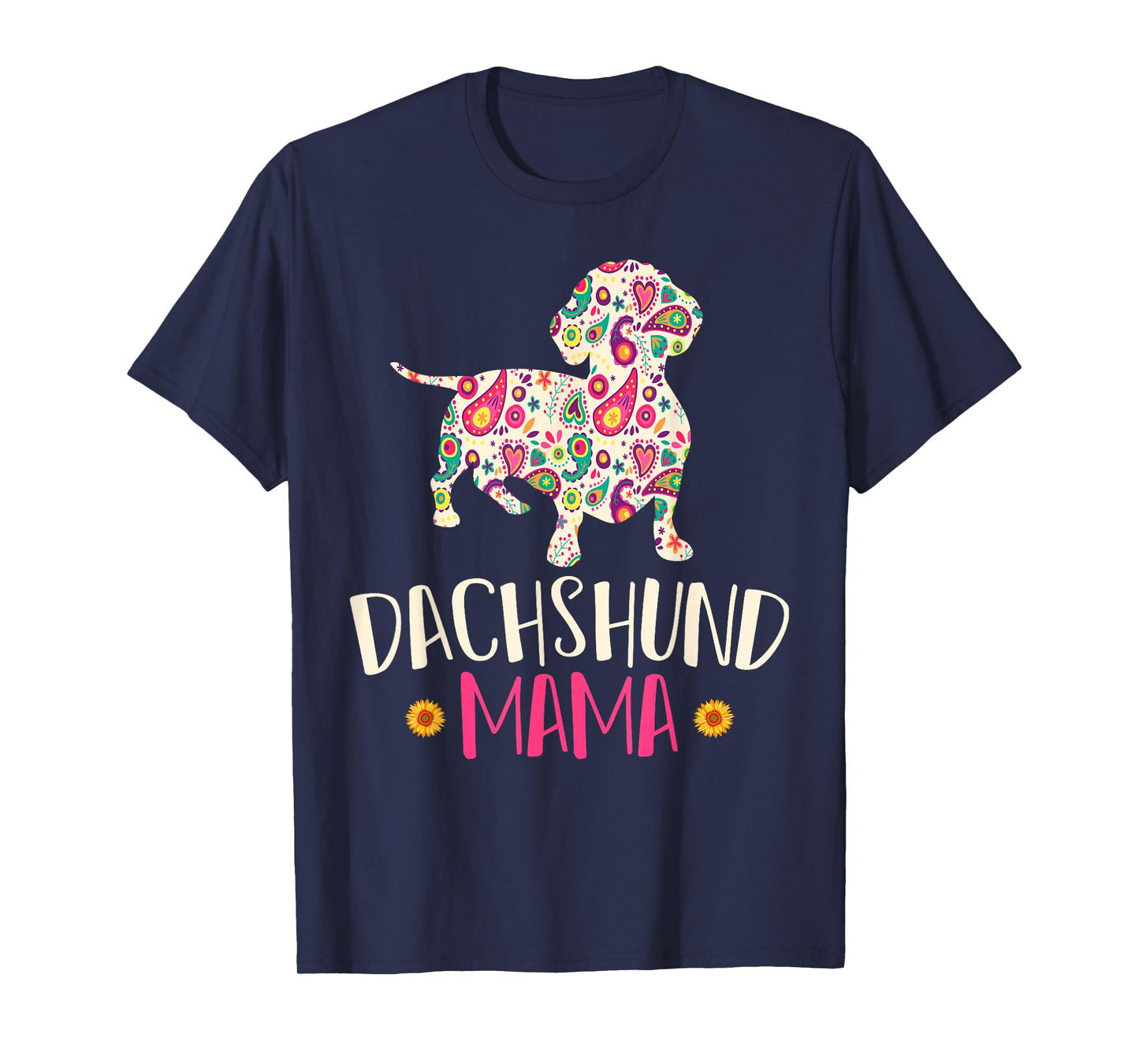 Wiener Mom Weenie Dog Vintage Dachshund T-Shirt
