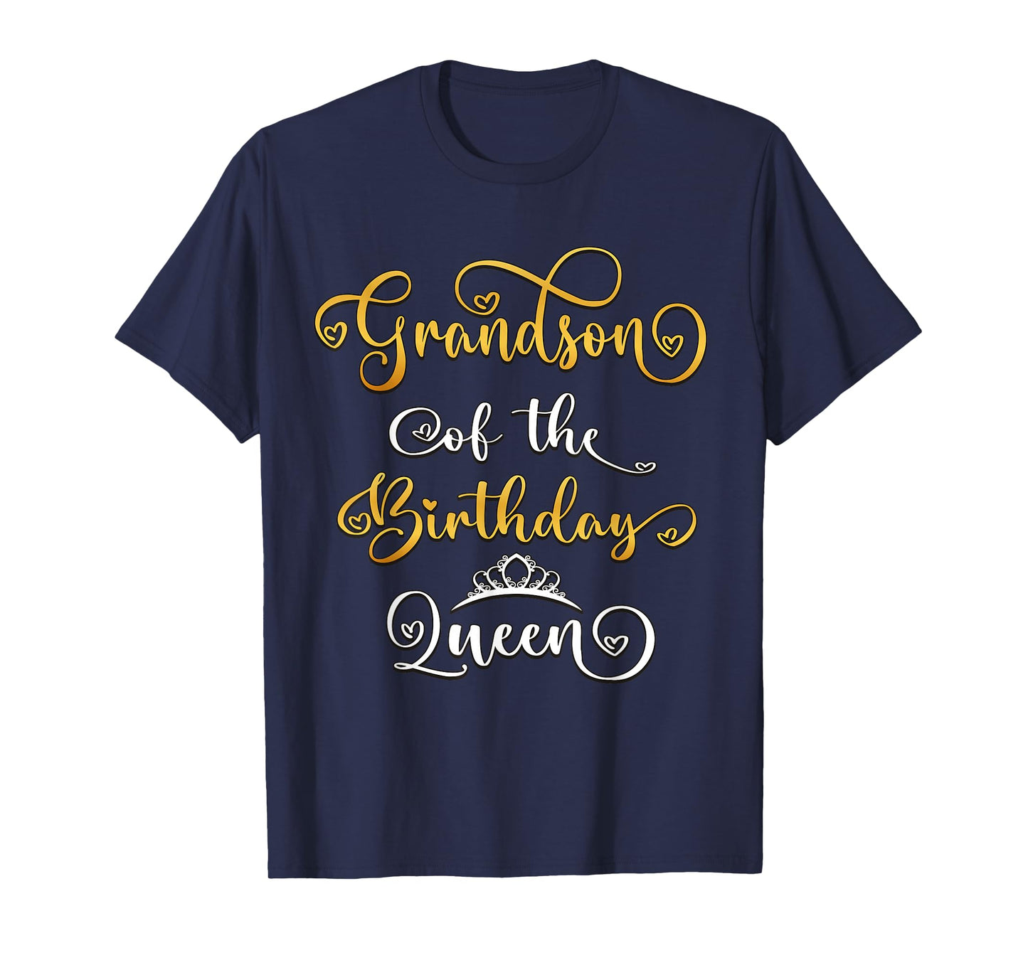 Grandson Of The Birthday Queen Bday Party T-Shirt