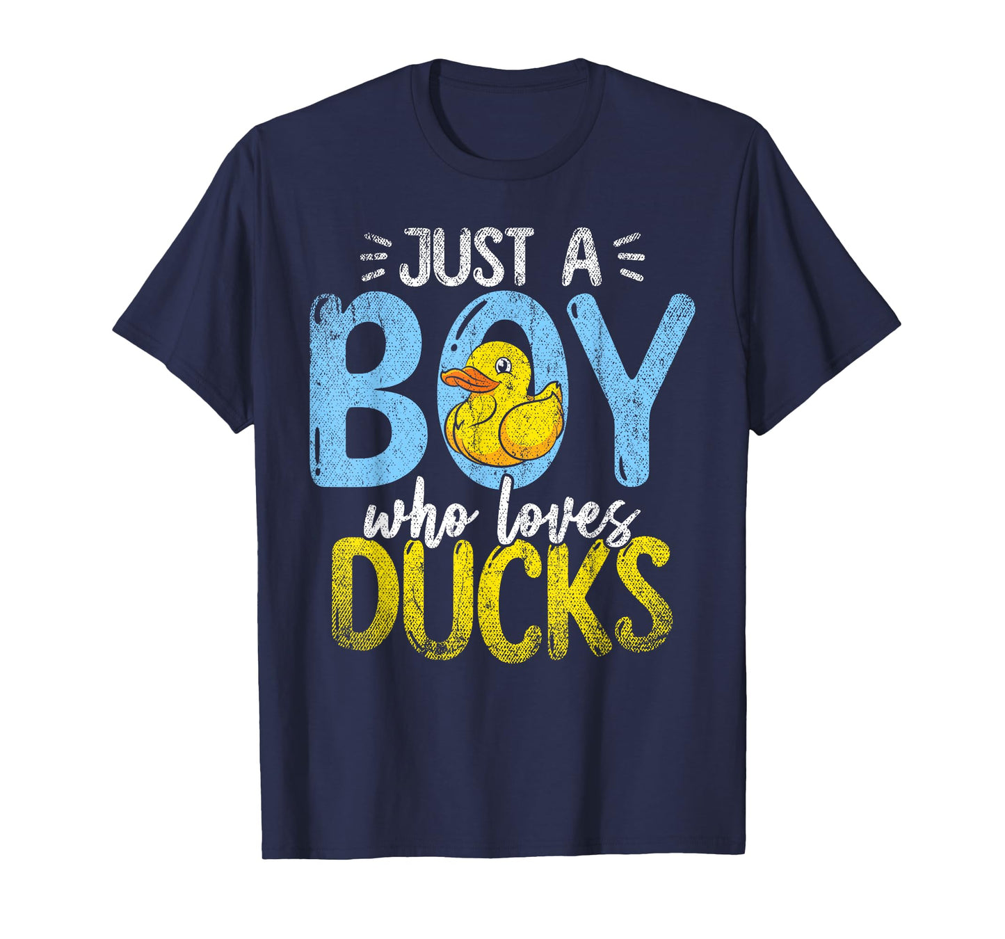 Nur ein Junge der Ducks liebt Badeente T-Shirt