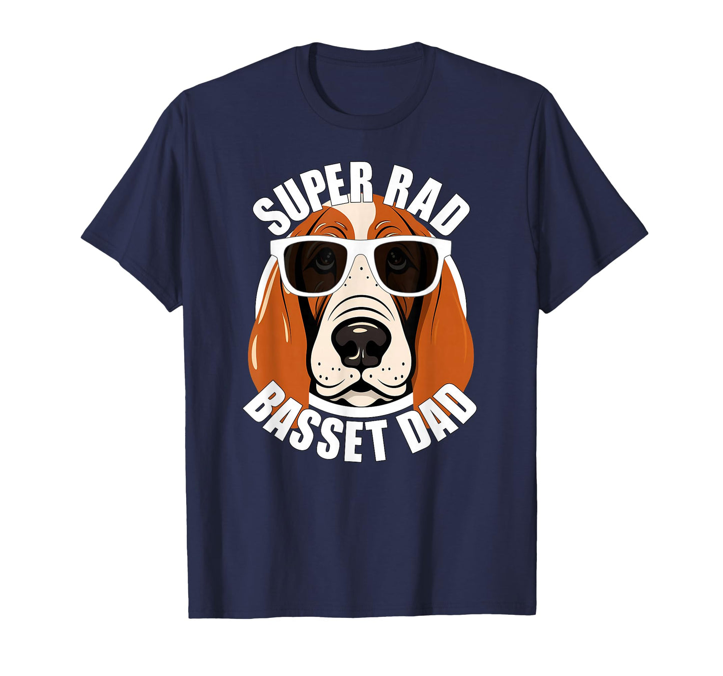 Basset Hound Dad Funny Father’s Day Men’s T-Shirt