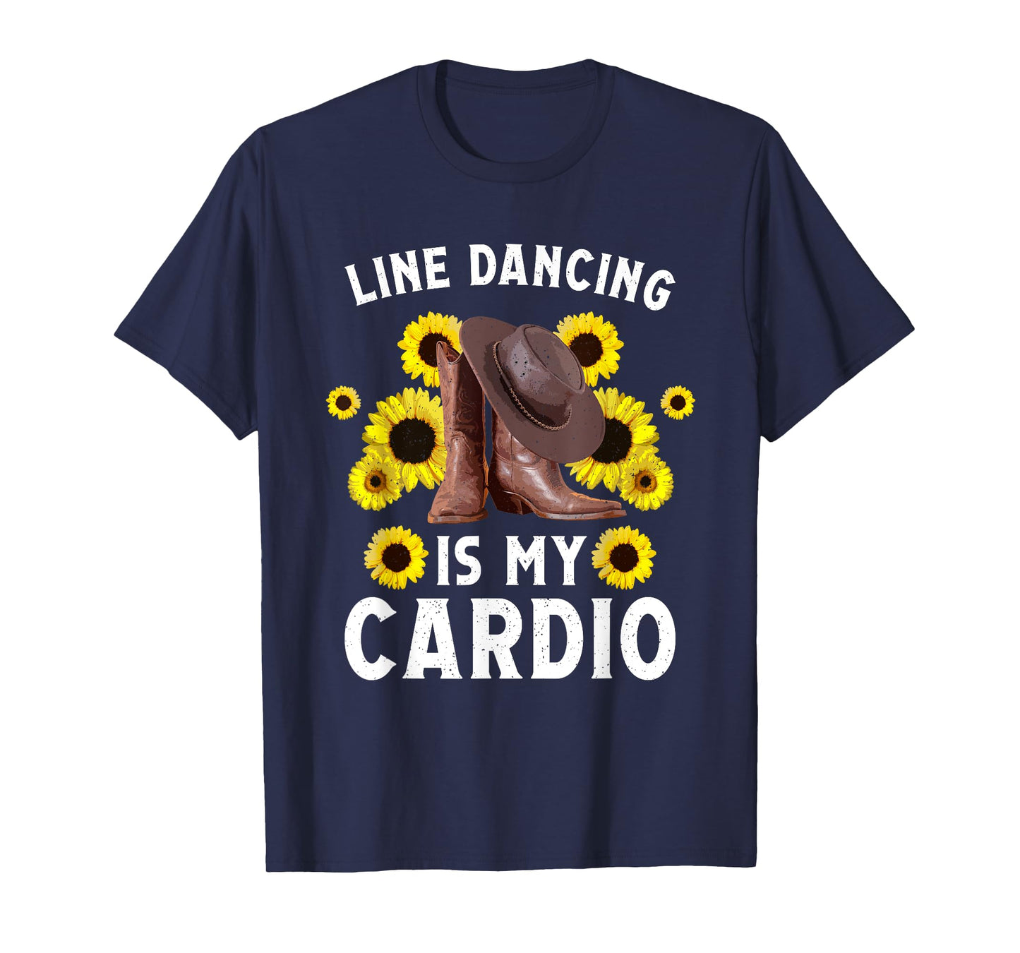 Funny Line Dancing Art For Women Men Line Dance Dancer T-Shirt