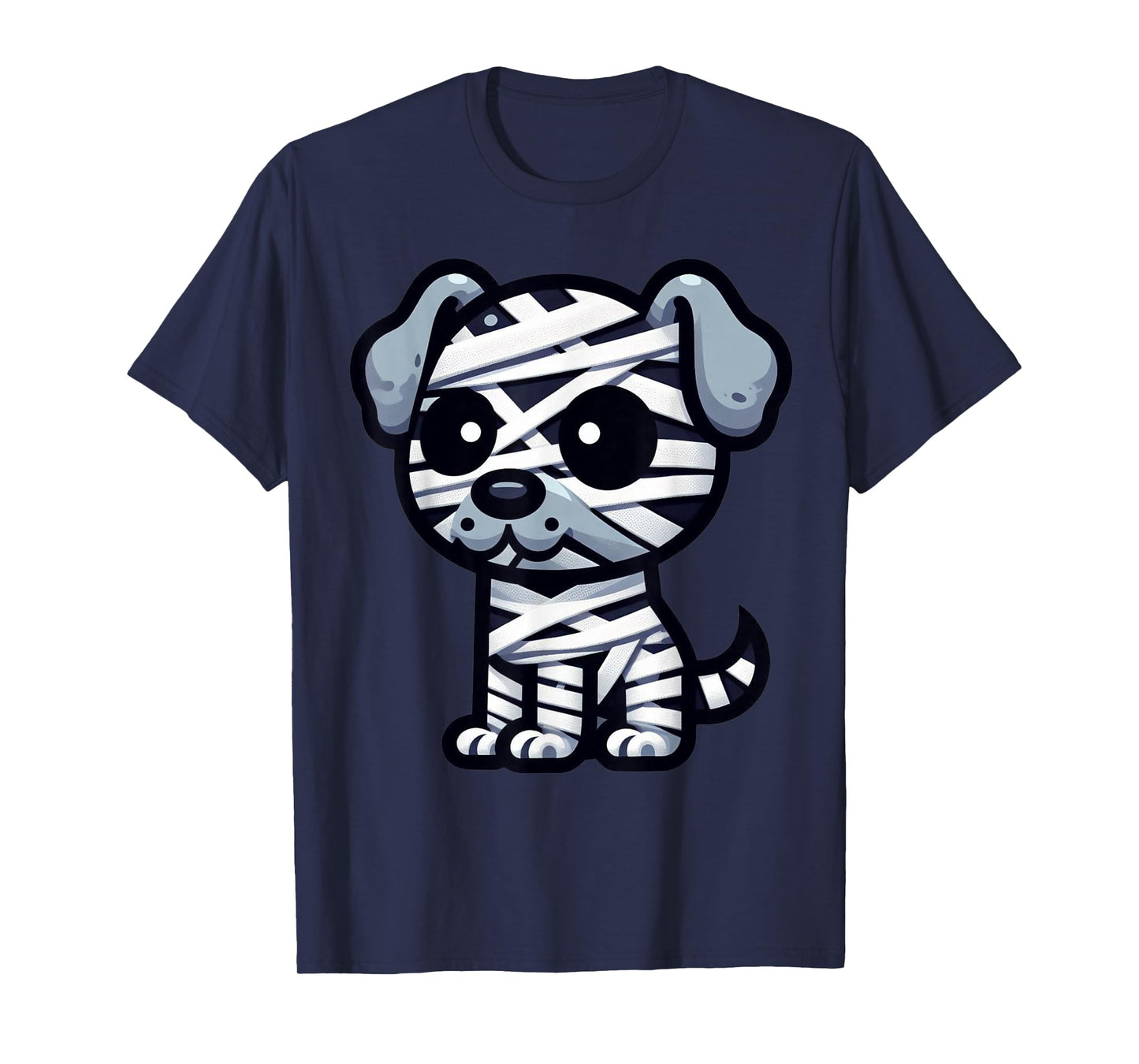 Mummy Dog Halloween - Cute, Funny & Spooky Pet Costume T-Shirt for Men Women Kids