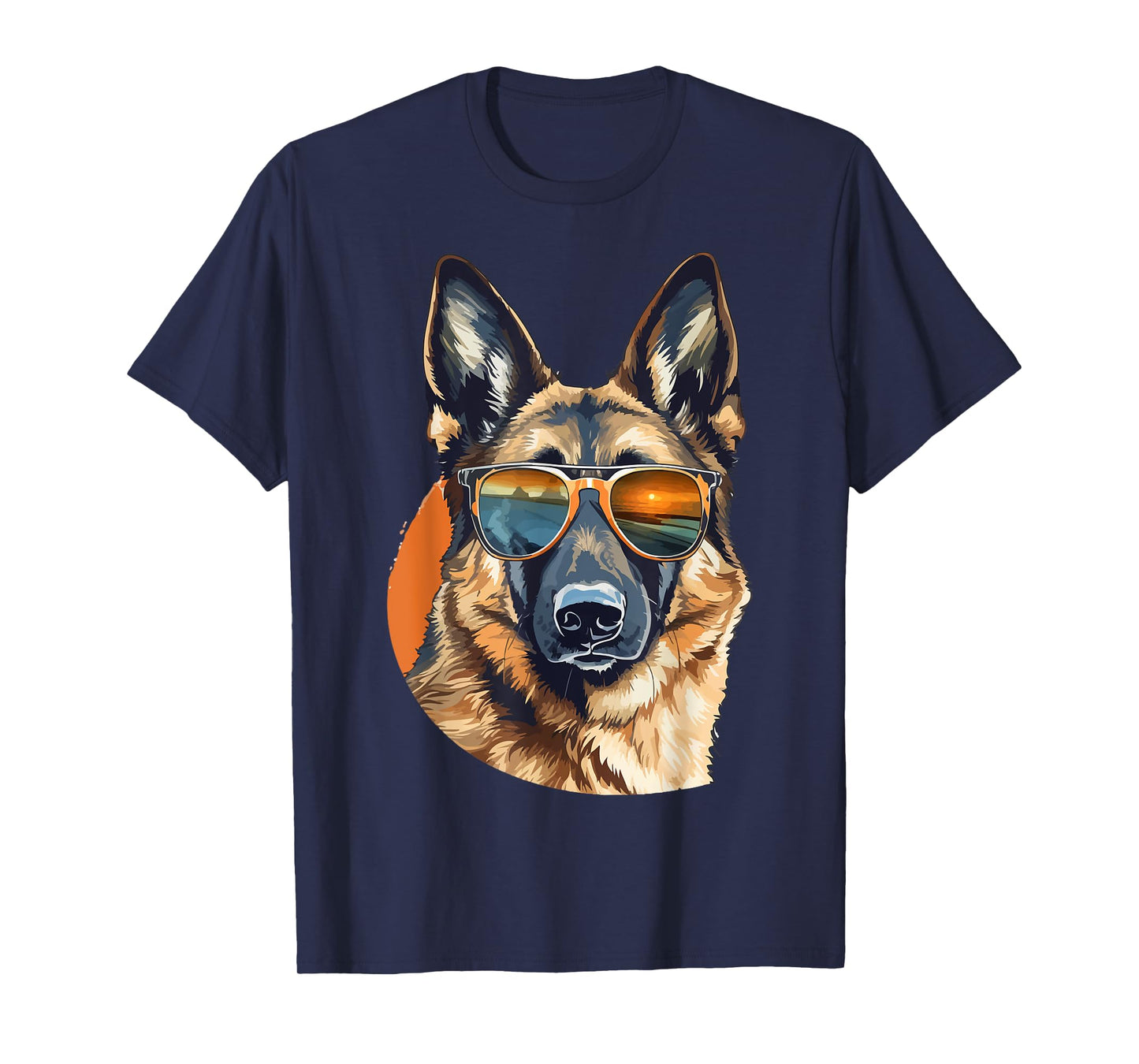 German Shepherd Dog Breed with Sunglasses T-Shirt