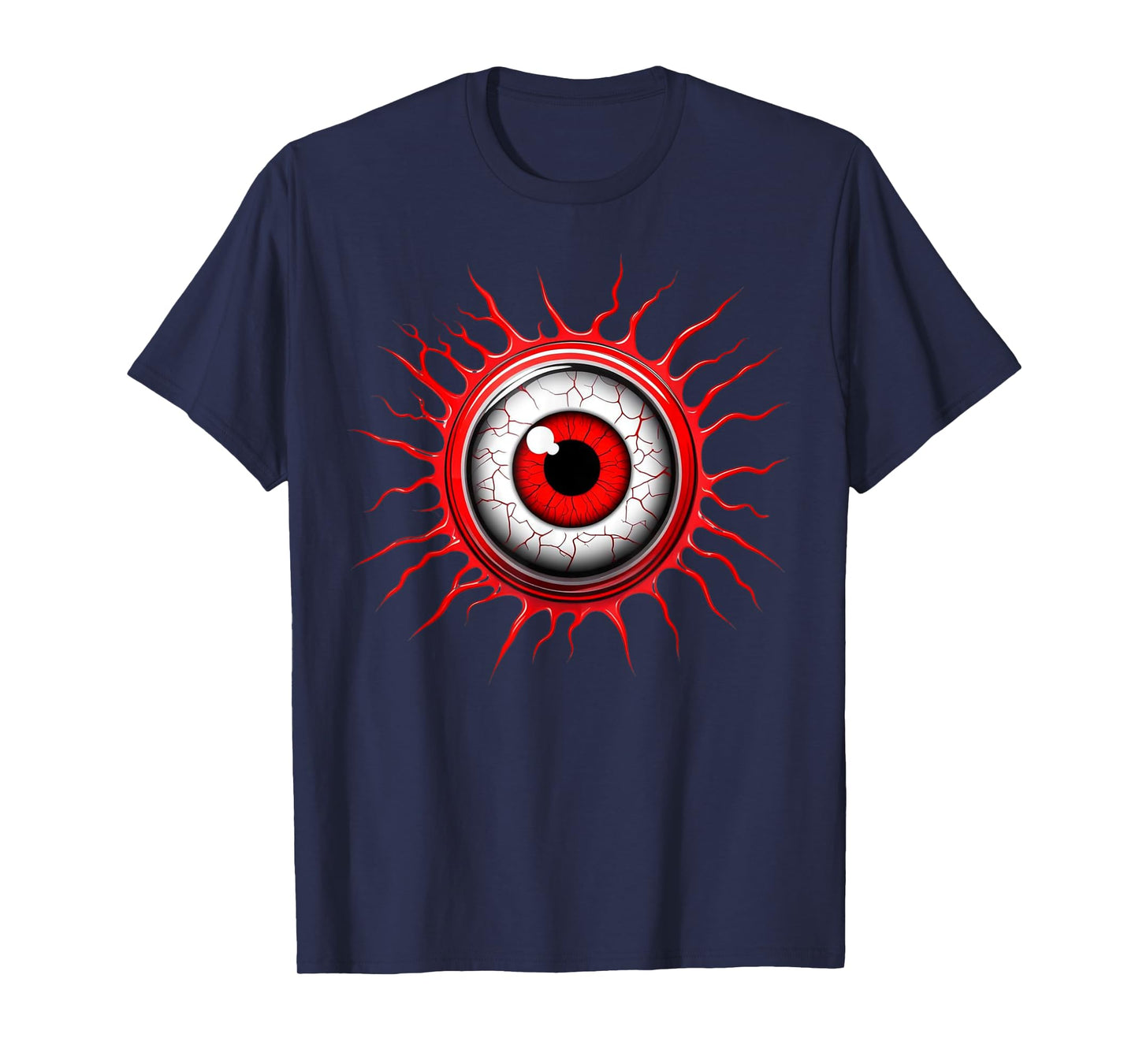 Eyeball Scary Red Veins Eyeball T-Shirt