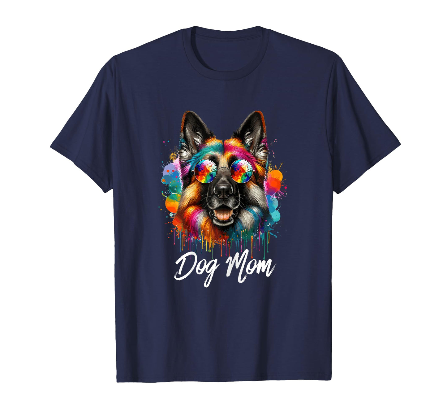 German shepherd Owners Dog Mom for Dog lovers Dog pop art T-Shirt