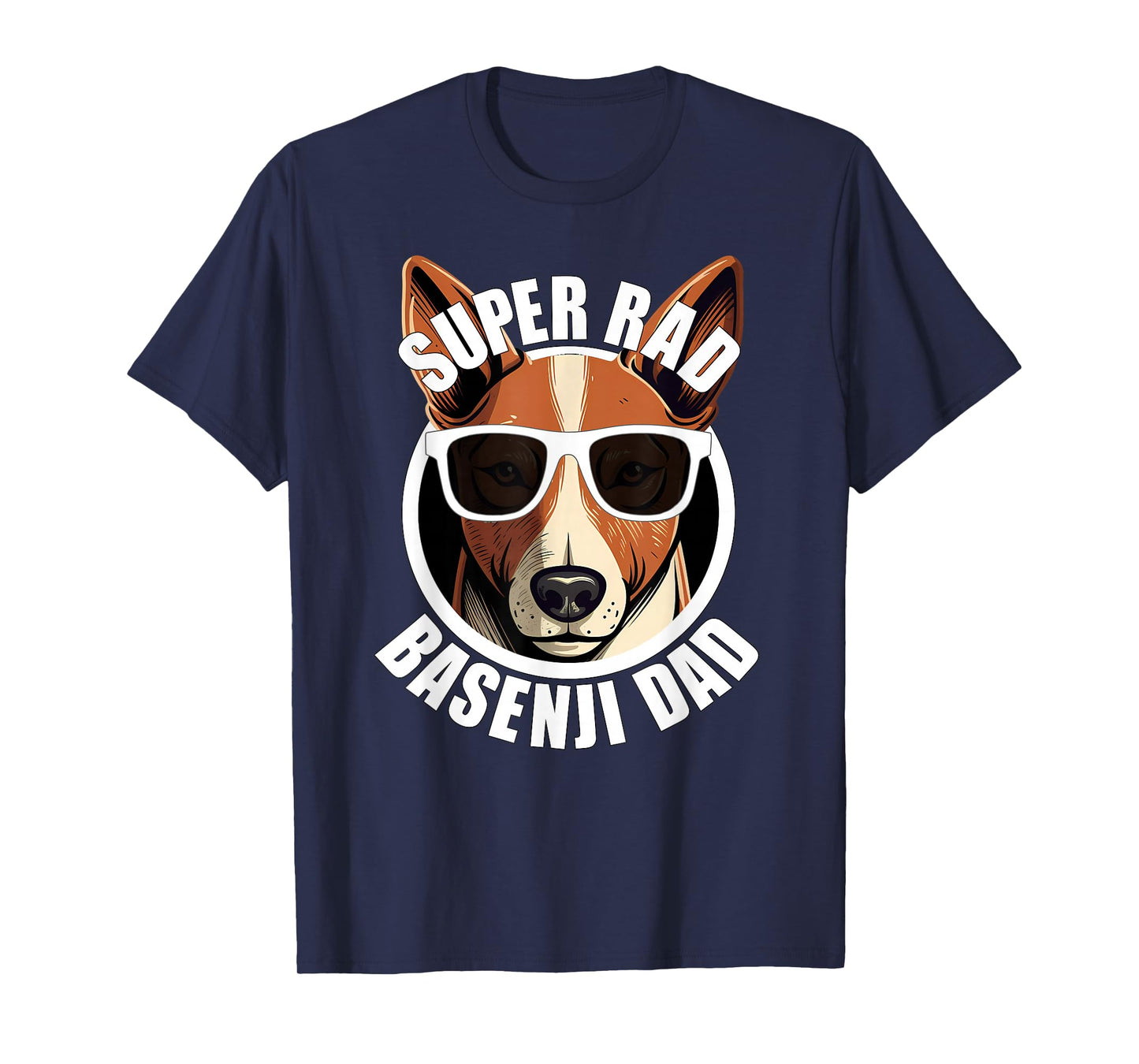 Basenji Funny Father’s Day Dog Dad Men’s T-Shirt