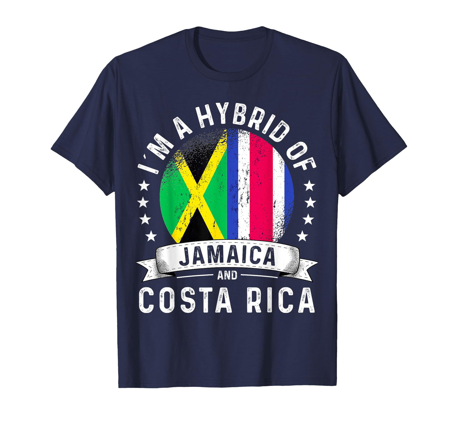 Jamaica Flag Costa Rica Grown Country Costa Rican Flag T-Shirt