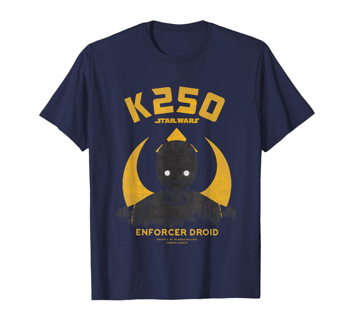 Star Wars Rogue One K250 Enforcer Droid Distressed T-Shirt