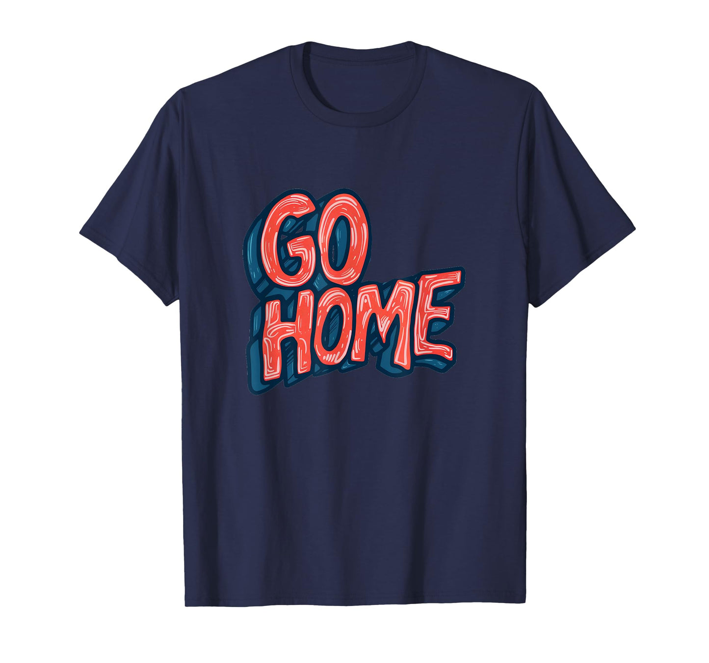 Awesome Go Home Emblem Costume T-Shirt
