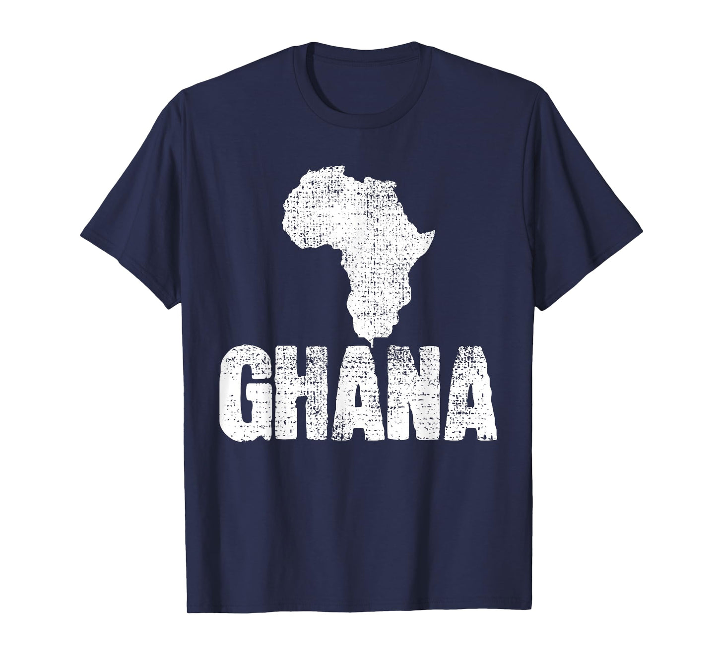 Ghana Africa Country Map Ghanaian Pride Vintage Gift T-Shirt