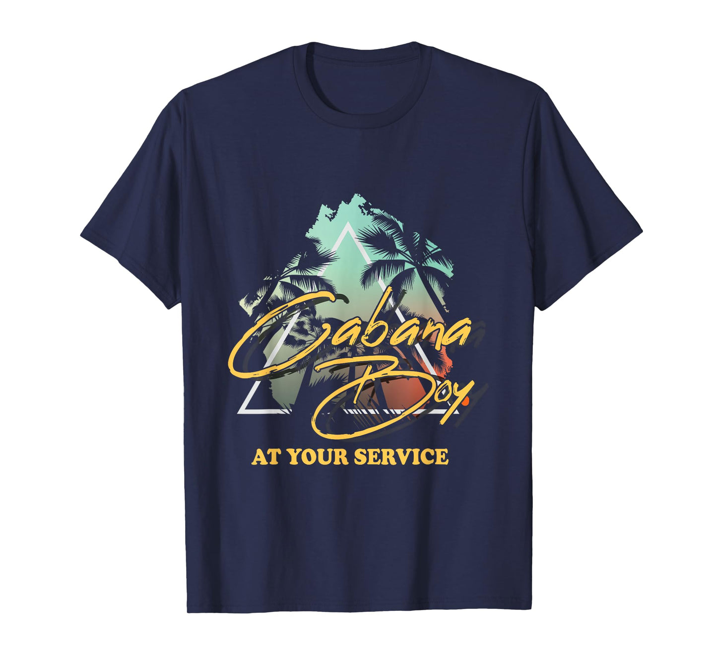 Cabana Boy at Your Service Travel Summer Party Funny T-Shirt