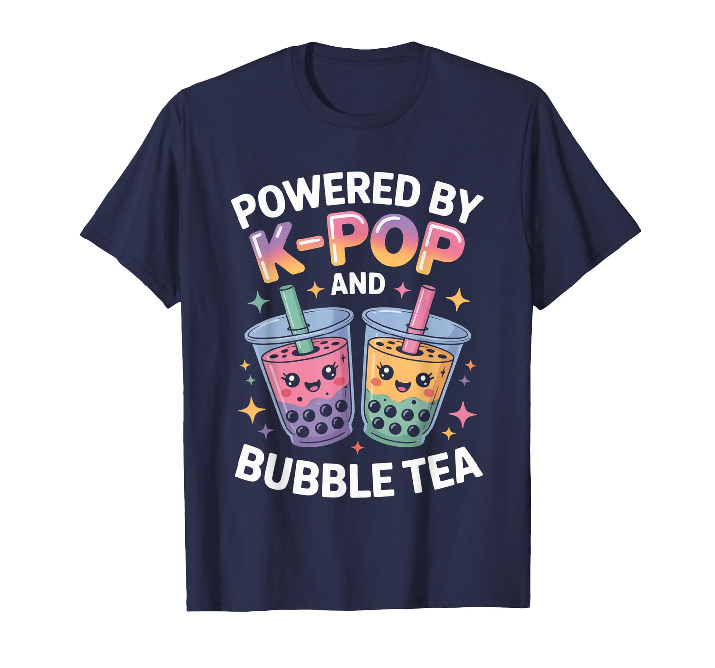 Bubble Tea Boba K-POP Music Lover Korean Milk K-Pop Fashion T-Shirt