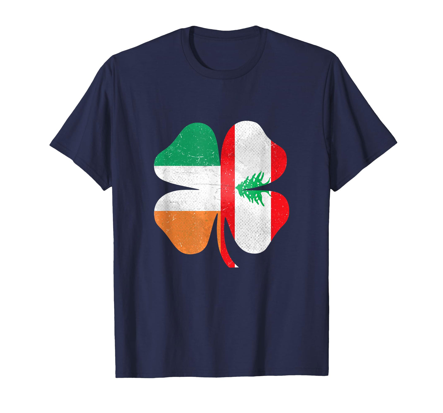 Lebanese Irish Shamrock Lebanon Ireland St. Patrick's Day T-Shirt