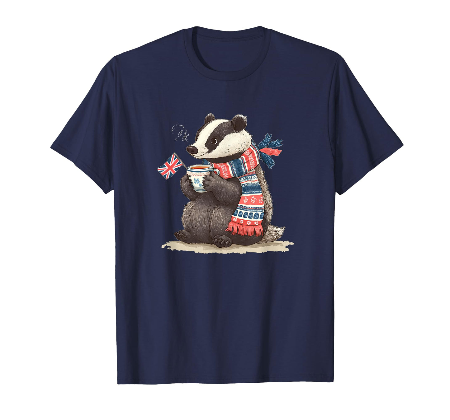 Cool British Badger Costume for Adults and Kids T-Shirt