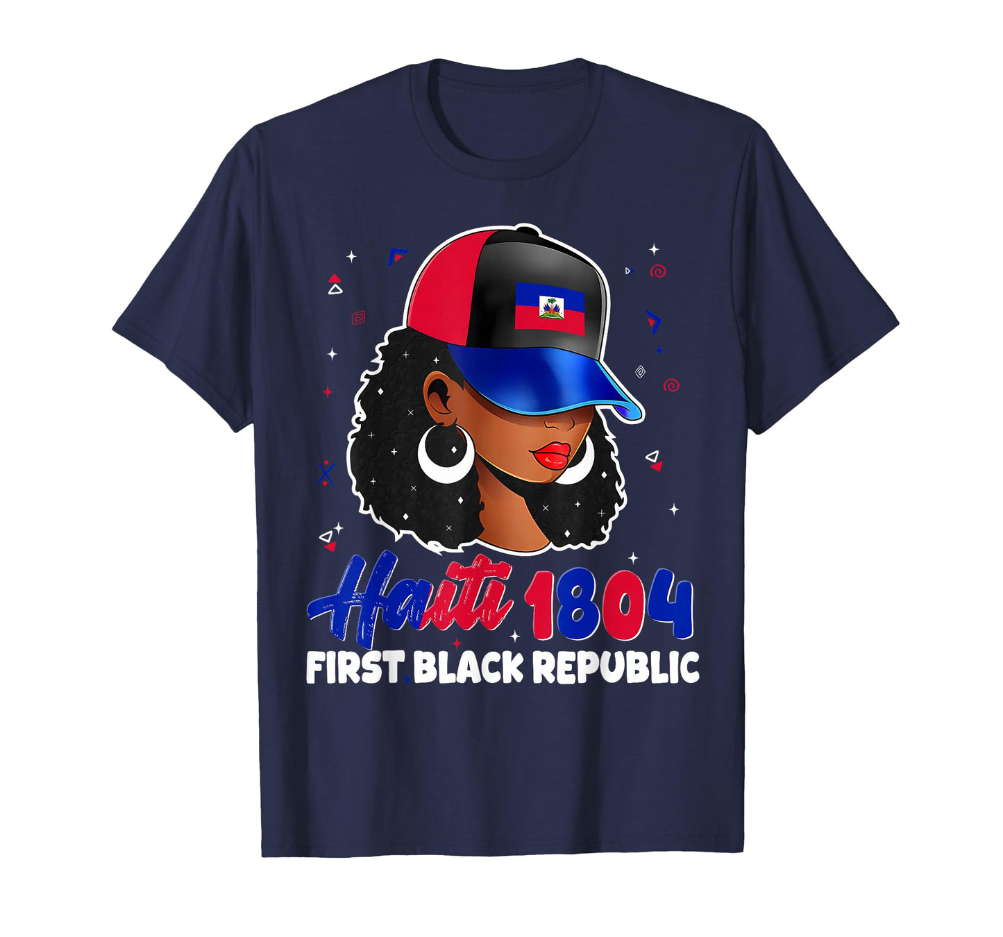Haiti 1804 First Black Republic Haitian Flag Day Women Gifts T-Shirt