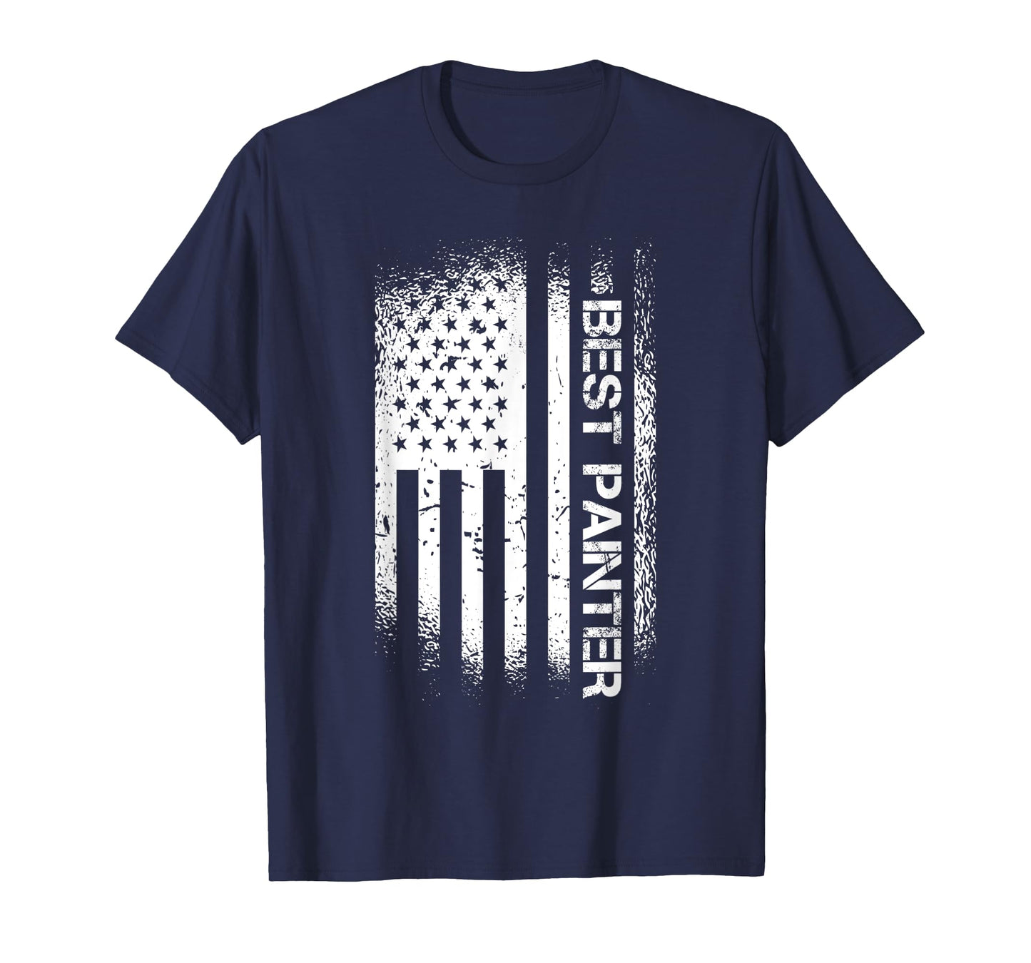 Patriotic Best Painter With American Flag Women Men T-Shirt