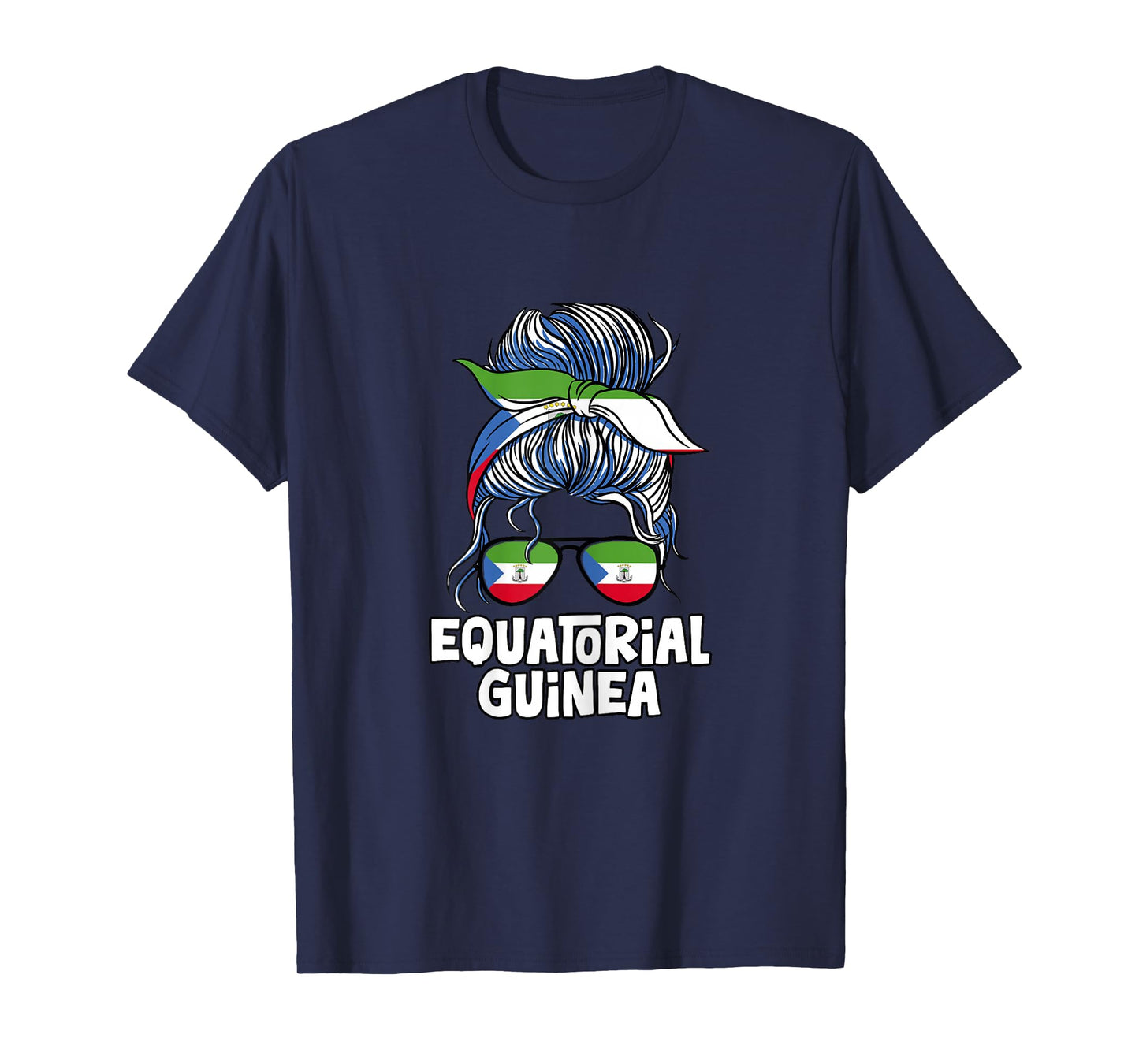 Equatorial Guinea Girl African Girls Flag T-Shirt
