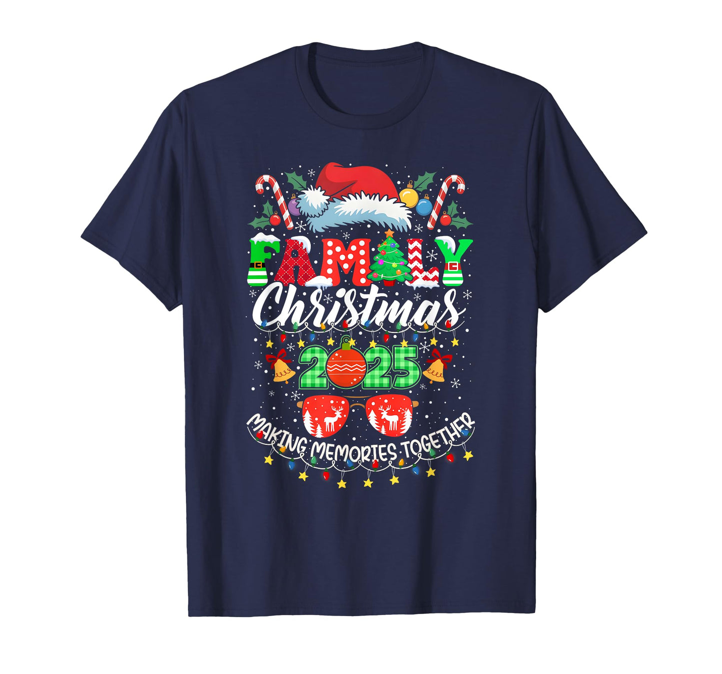 Family Christmas 2025 Matching Outfit Xmas Men Women Kids T-Shirt