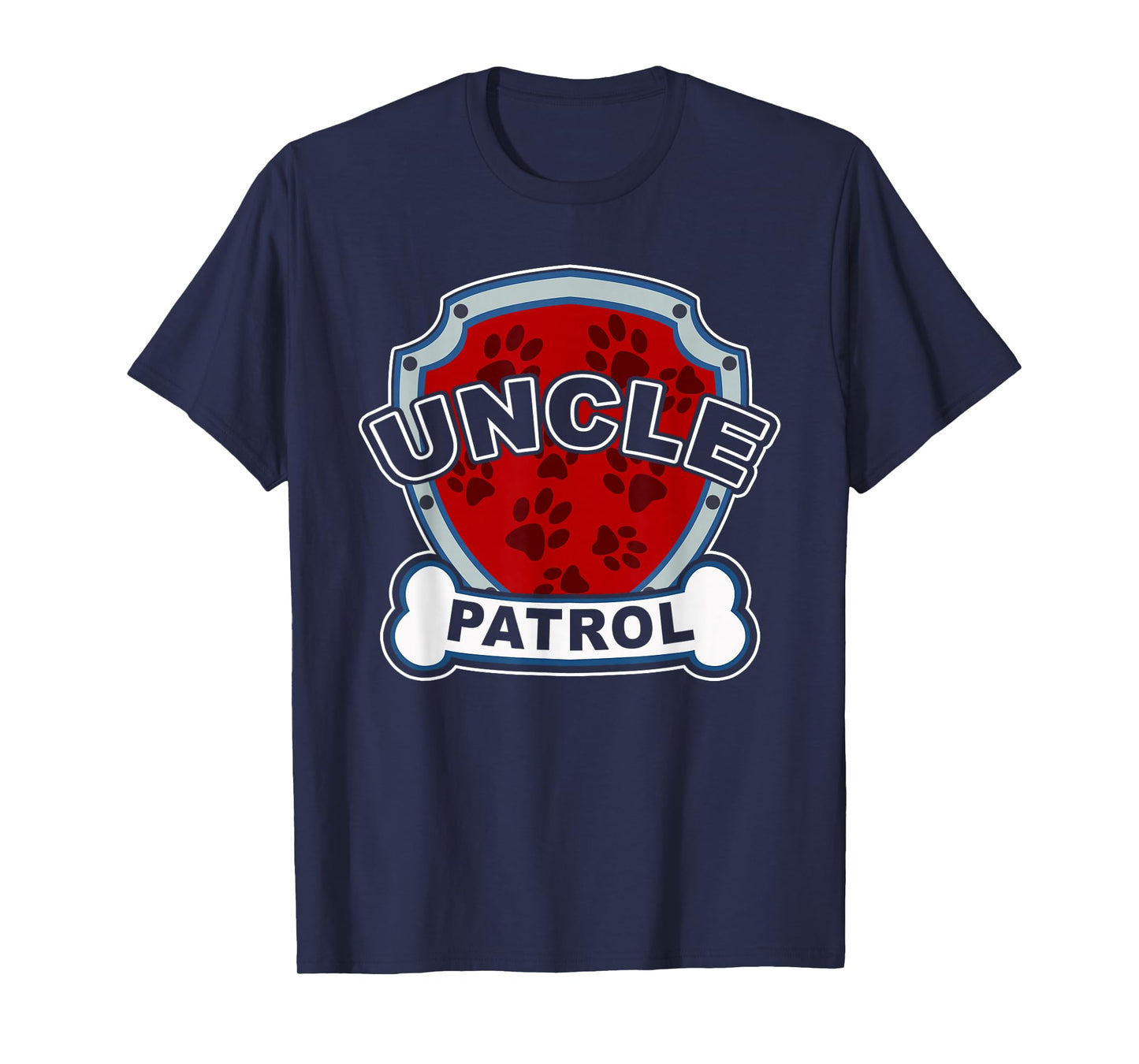 Pet Lover Uncle Dog Breeder Paw Dad Puppy Humorous Gag Gift T-Shirt