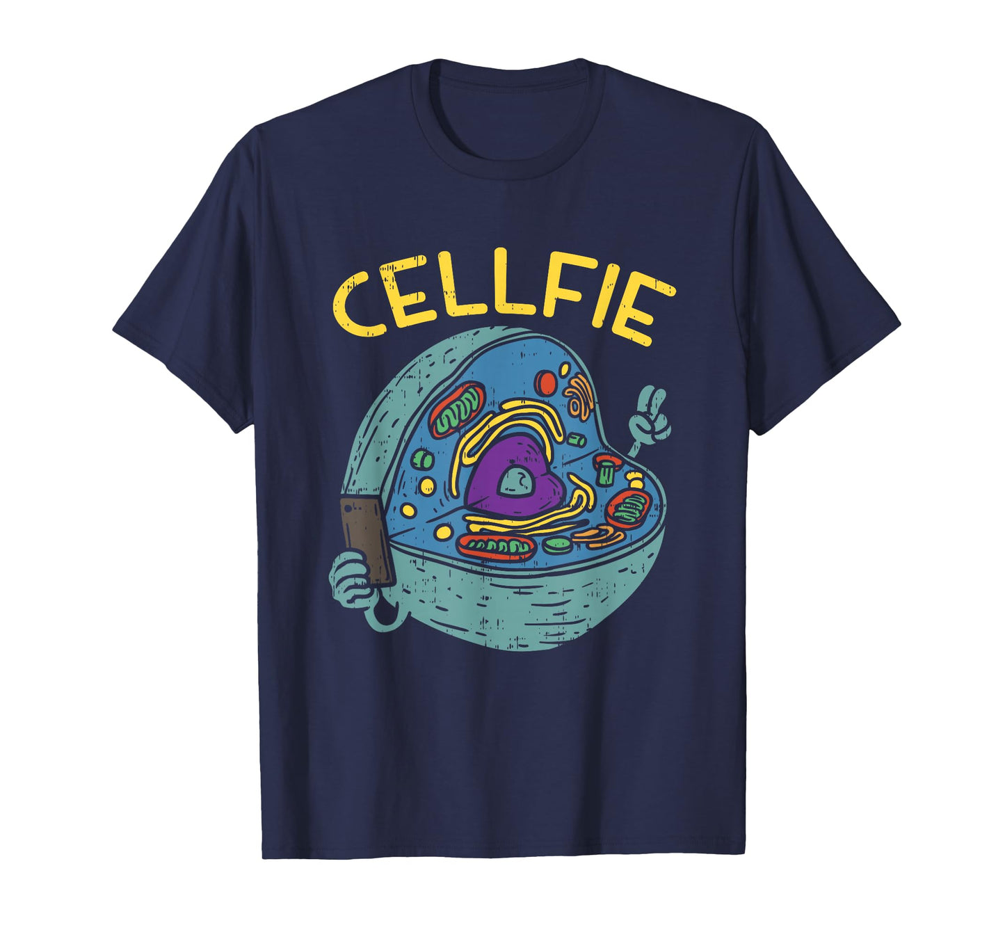 Cell Fie Funny Science Biology Teacher T Shirt T-Shirt