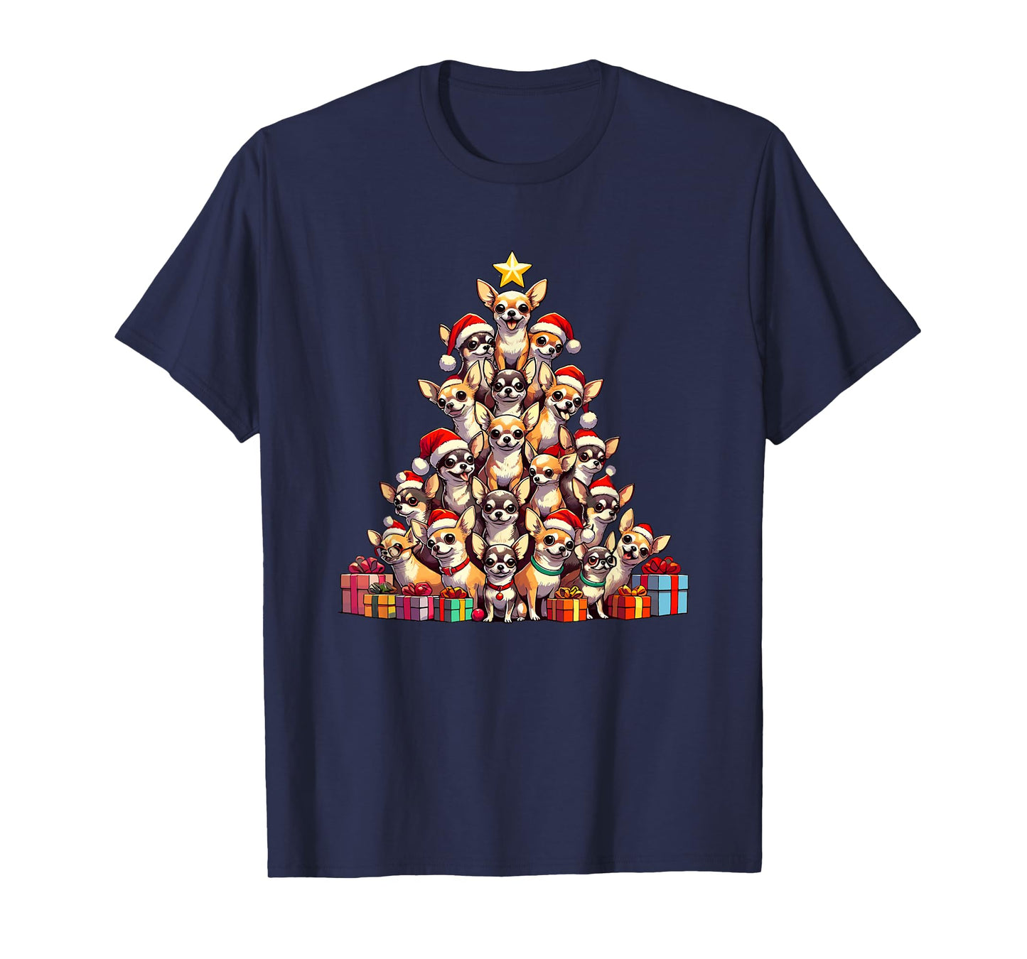 Christmas Tree Chihuahuas Chihuahua T-Shirt