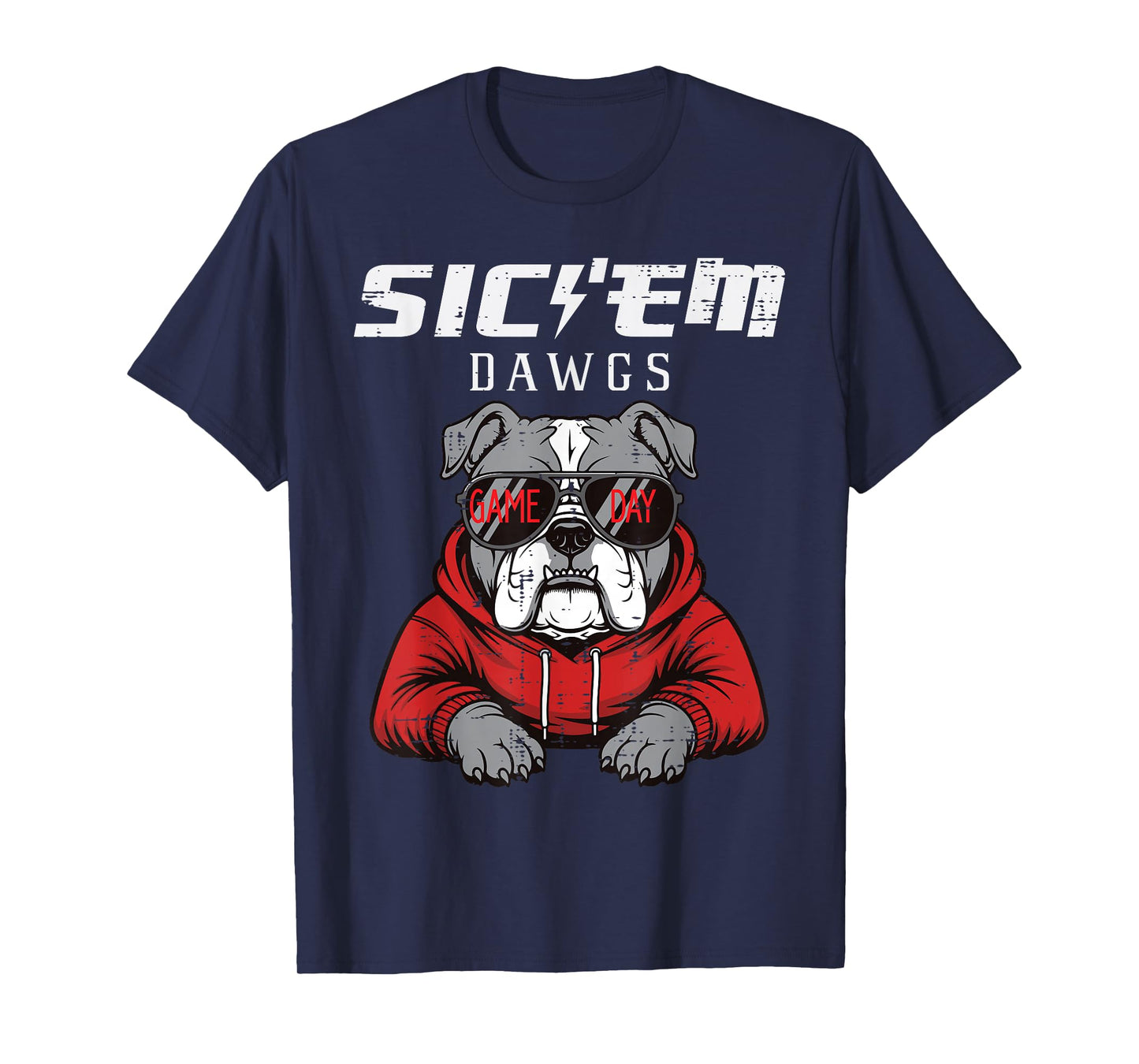 Bulldog Dawgs Women Kids Men Boys Girls Youth Teen T-Shirt