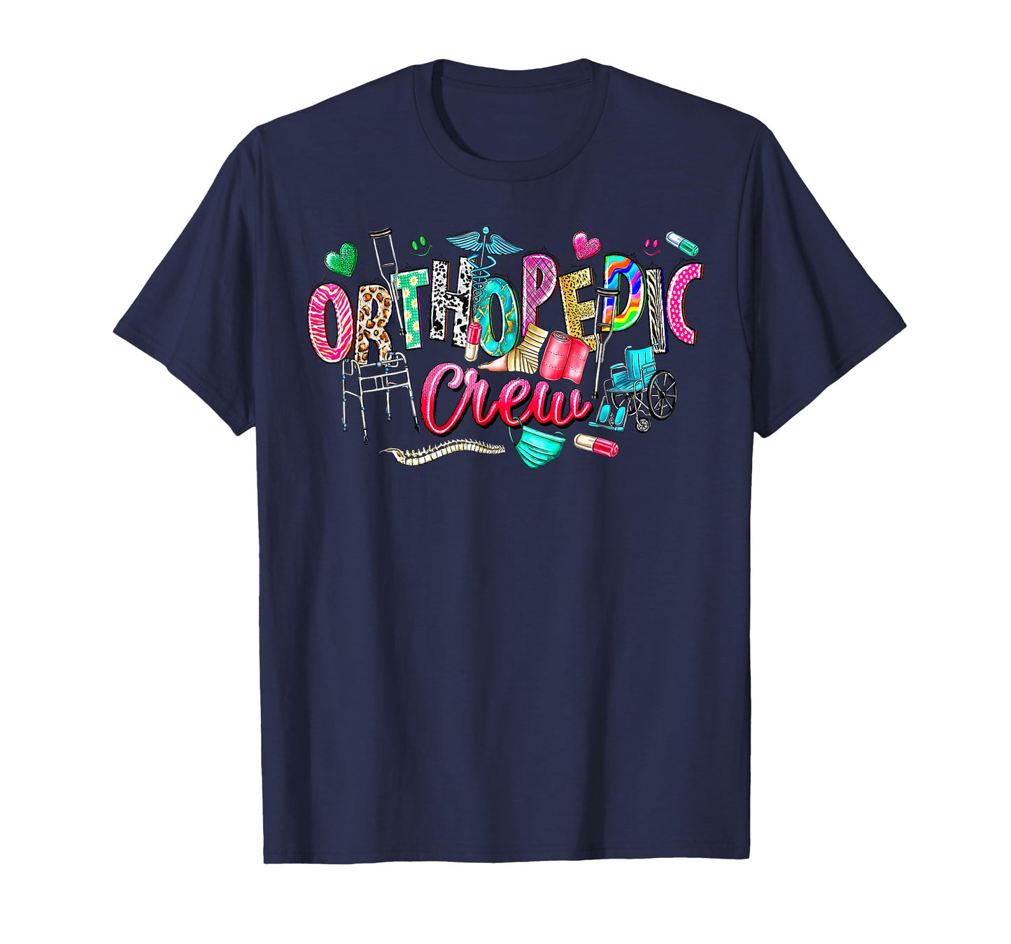 Retro Orthopedic Crew Surgeon Ortho Nurse RN Nursing Student T-Shirt