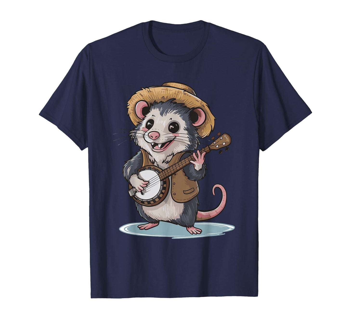 Opossum Playing Banjo T-Shirt