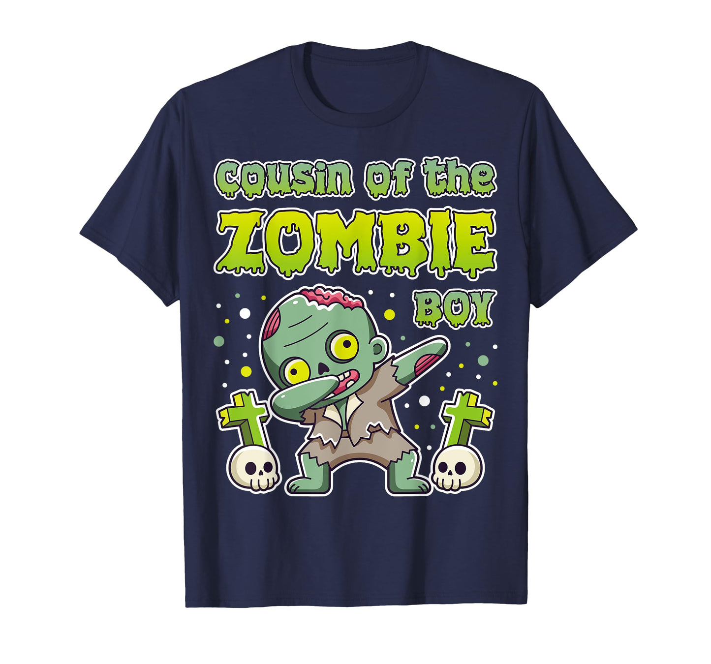 Cousin of the Zombie Boy Zombie Lover 9th Birthday Kid Party T-Shirt