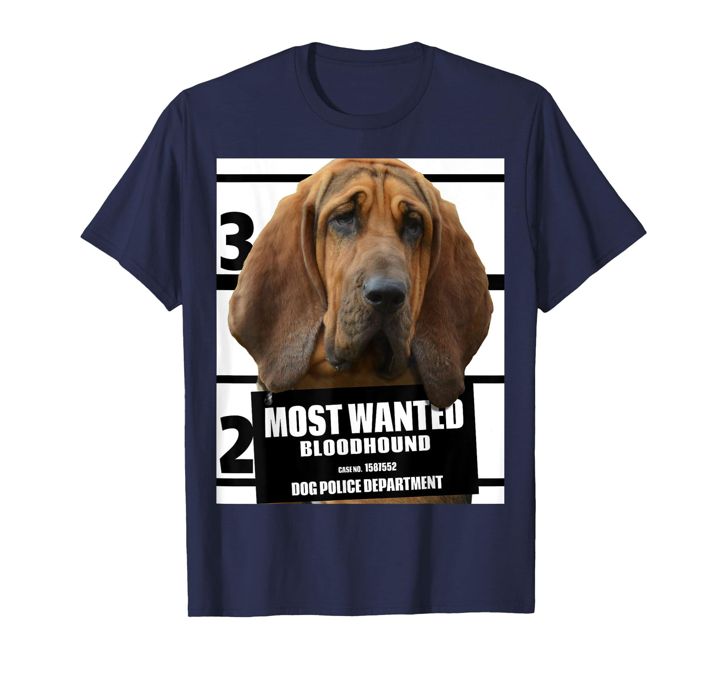 Most Wanted Bloodhound B - Blood Hound Dog Tee T-Shirt
