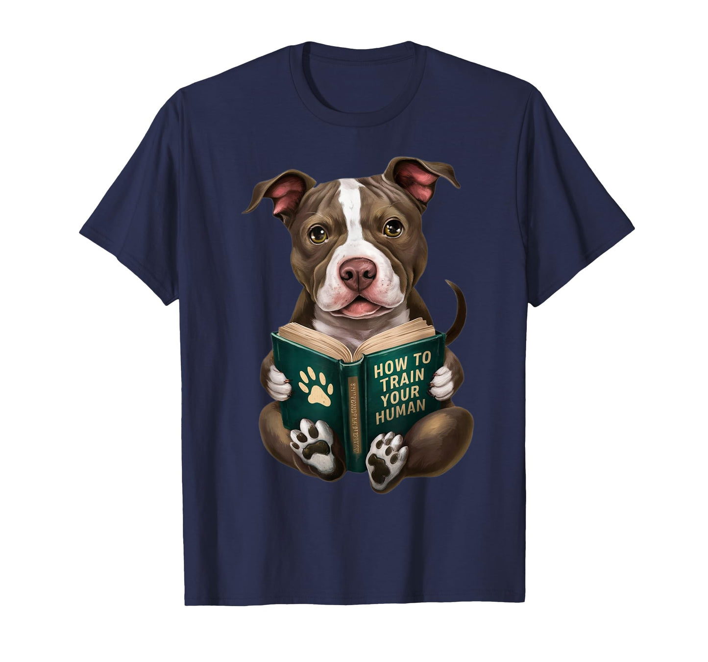 American Pitbull Dog, Puppy, How to Train Your Human, Funny T-Shirt