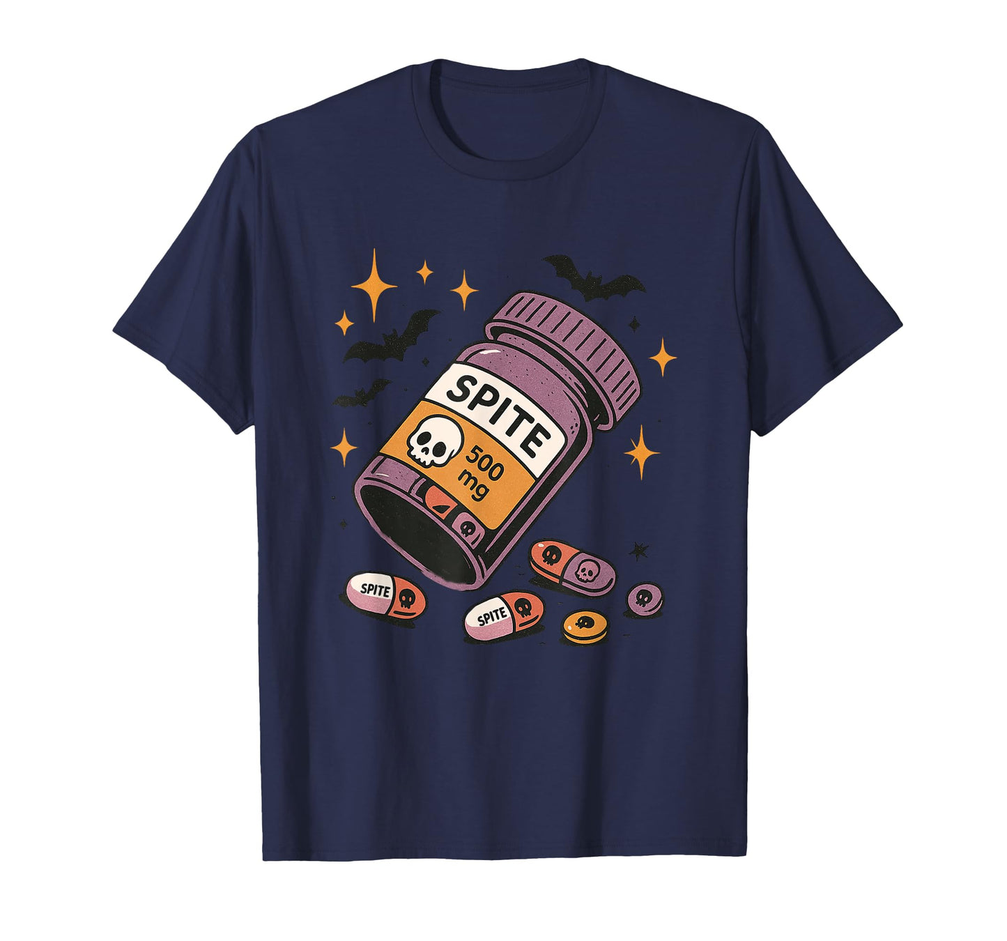 Spite 500mg Spooky Halloween Design T-Shirt