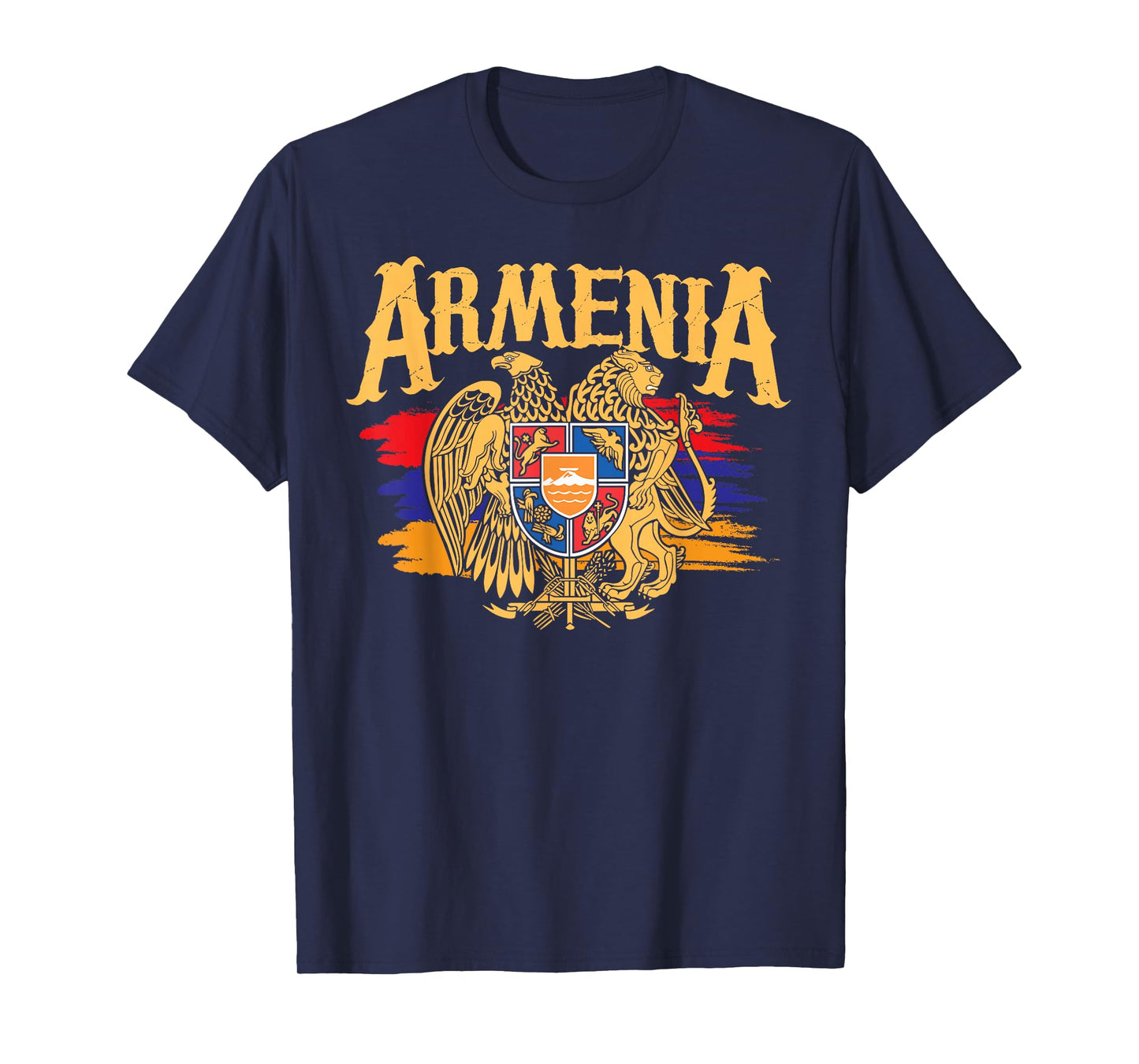 Distressed Armenia Flag - Armenian Diaspora Country Nation T-Shirt