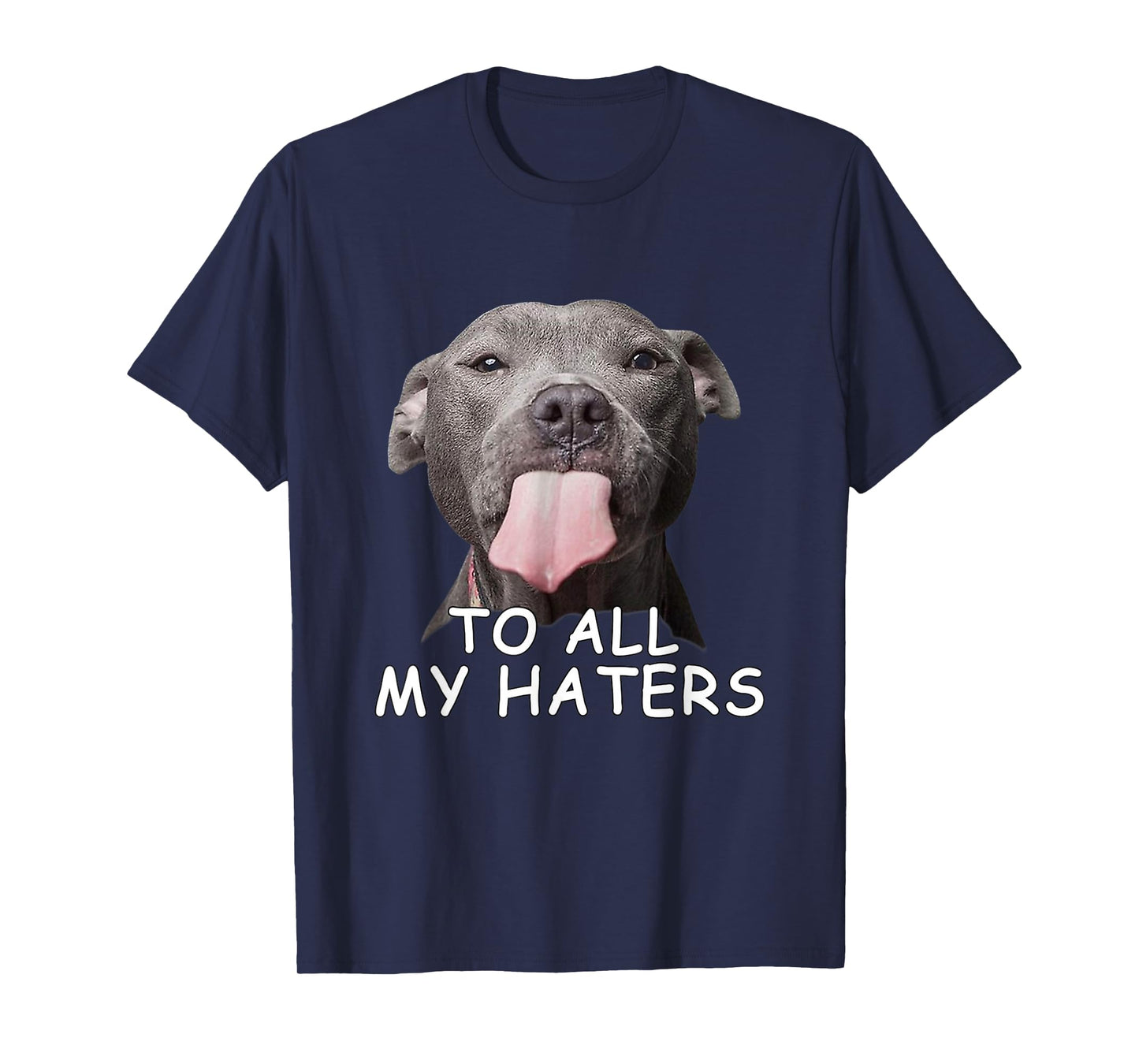 Funny Pitbull to All My Haters T-Shirt