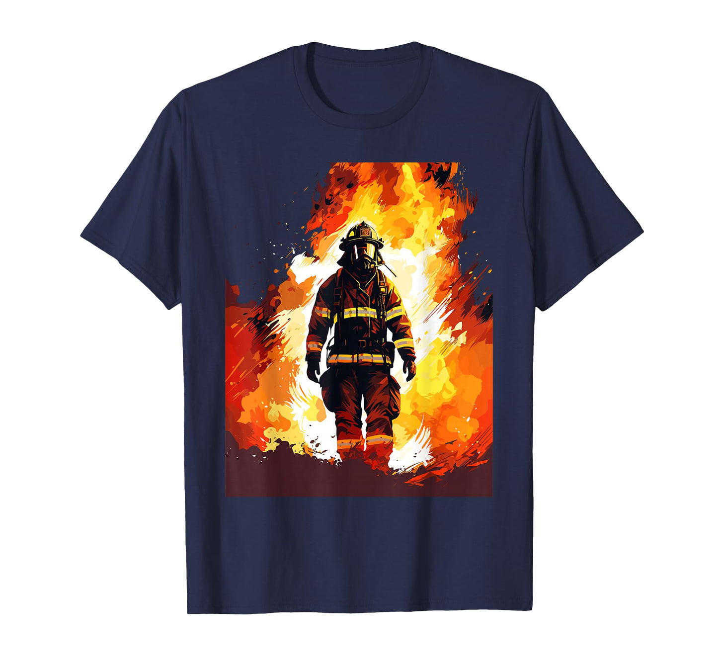 Firefighter Flames - Firefighter & Fireman T-Shirt