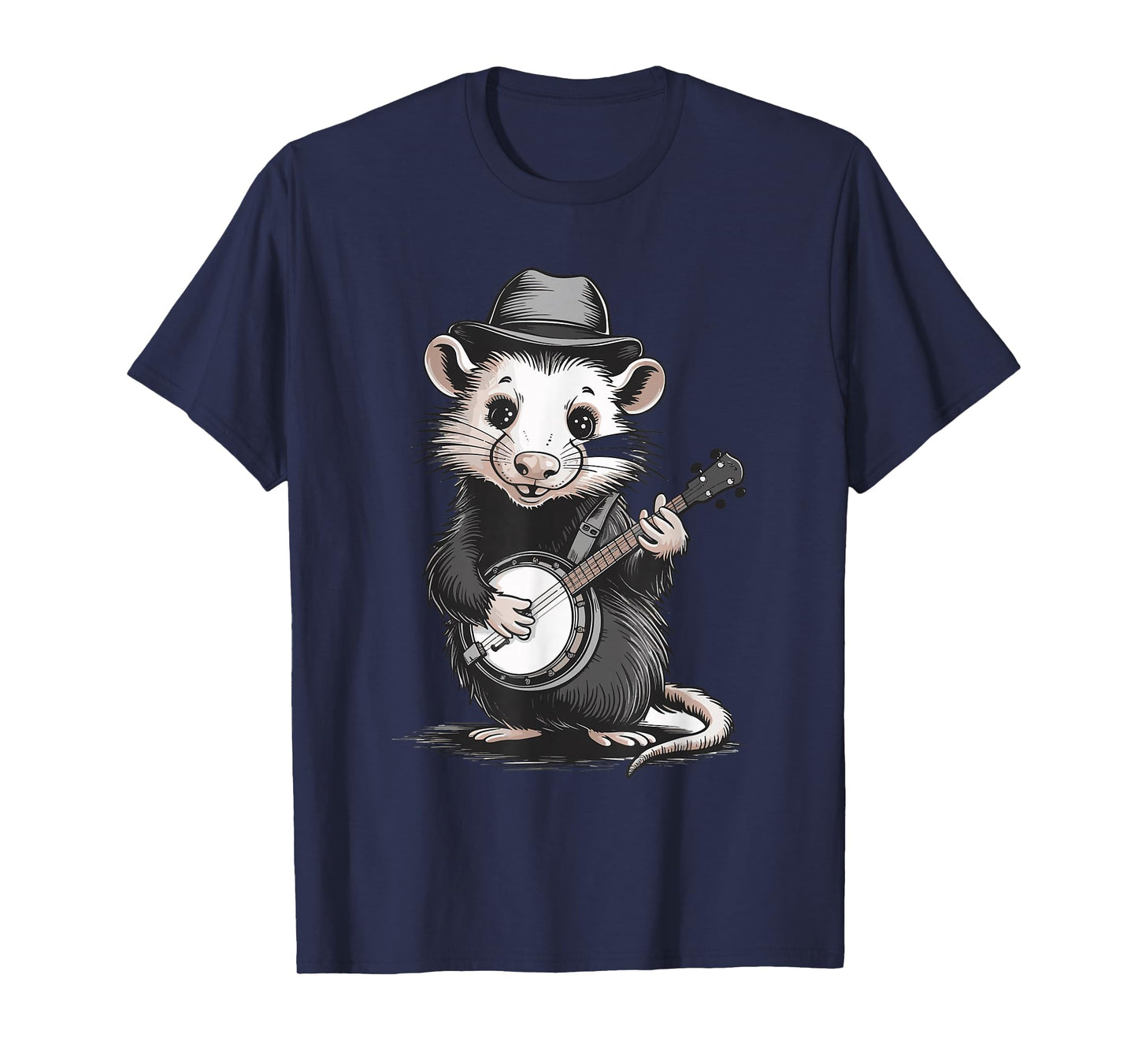 Opossum Playing Banjo T-Shirt