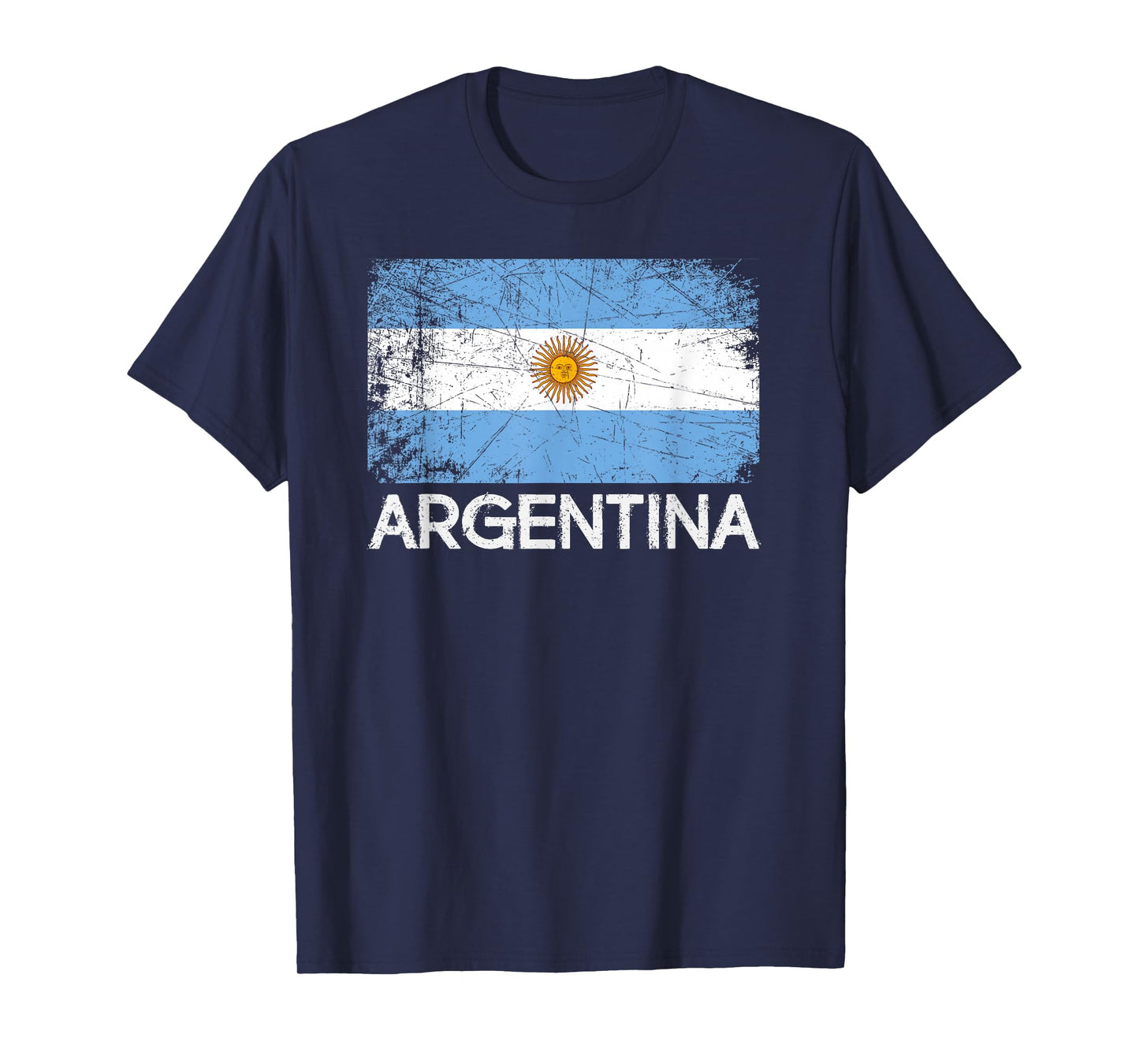 Argentinian Flag | Vintage Made In Argentina Gift T-Shirt
